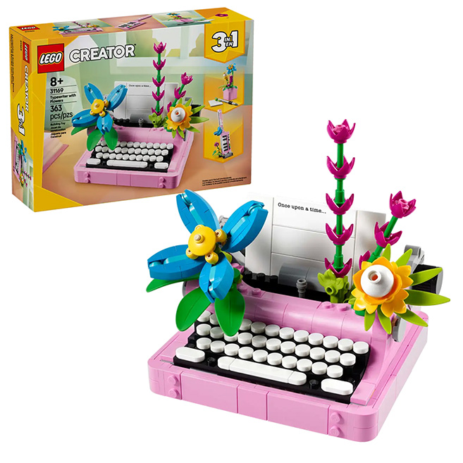 LEGO Creator - Typewriter with Flowers