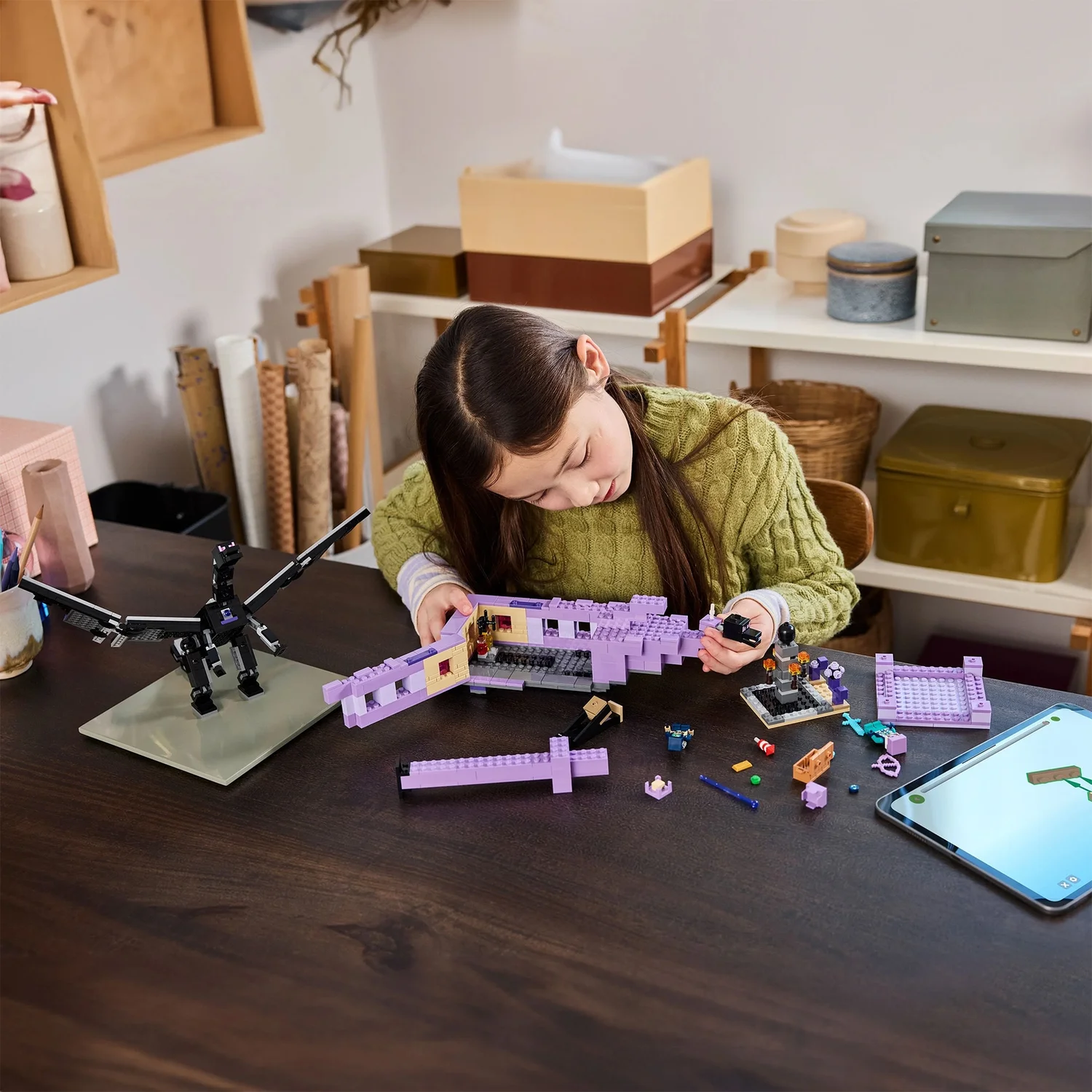 LEGO Minecraft The Ender Dragon and End Ship Toy Set 21264