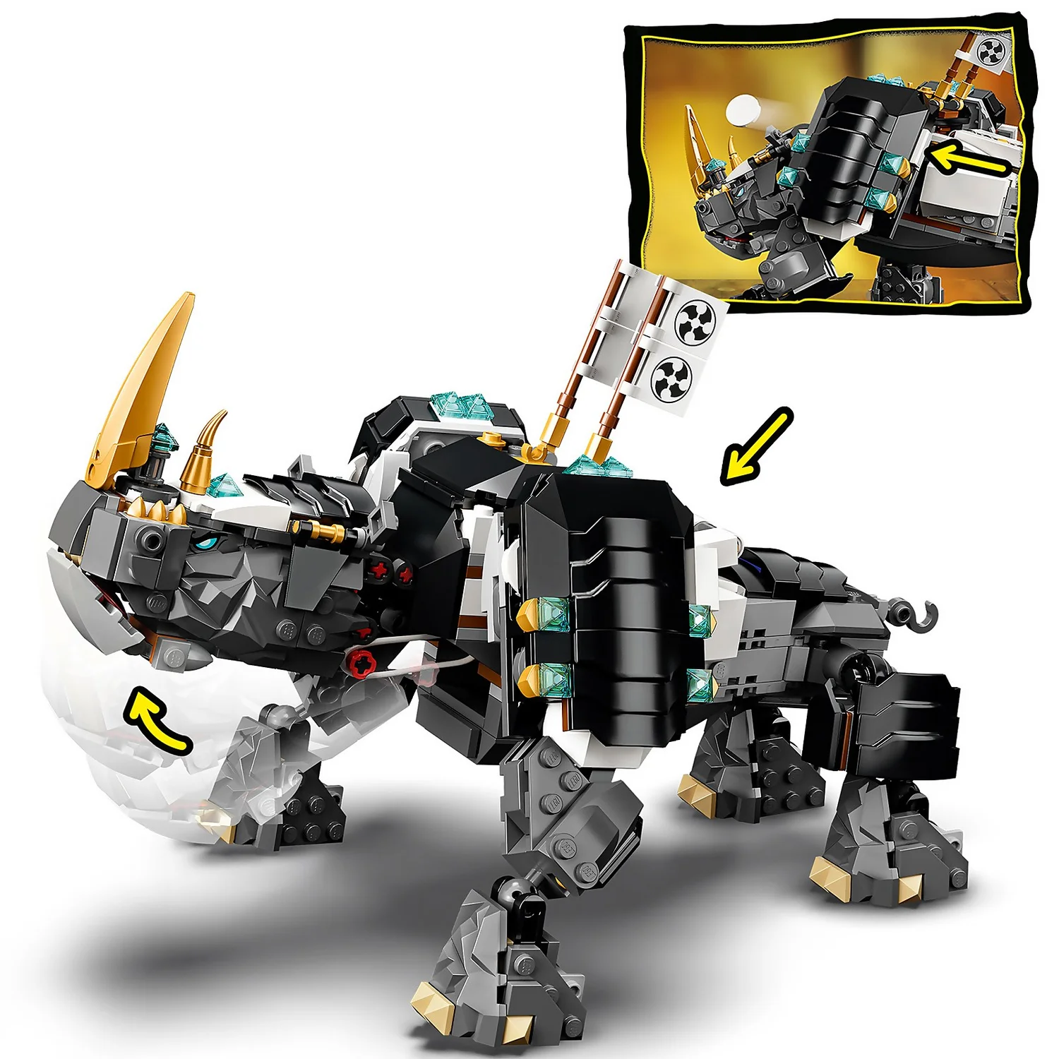 LEGO NINJAGO: Zane's Mino Creature Board Game 2in1 Set (71719)