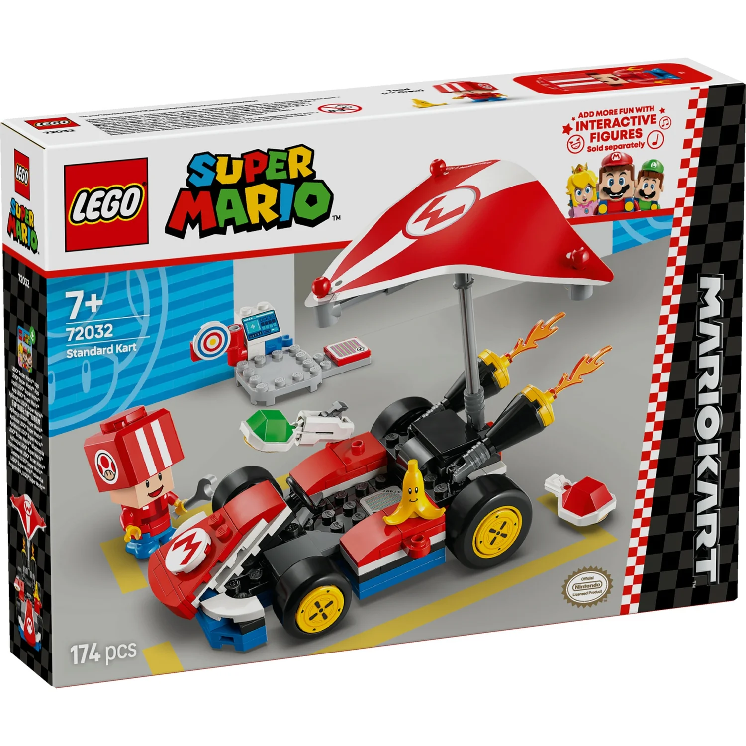LEGO Super Mario: Mario Kart – Standard Kart Toy Set 72032