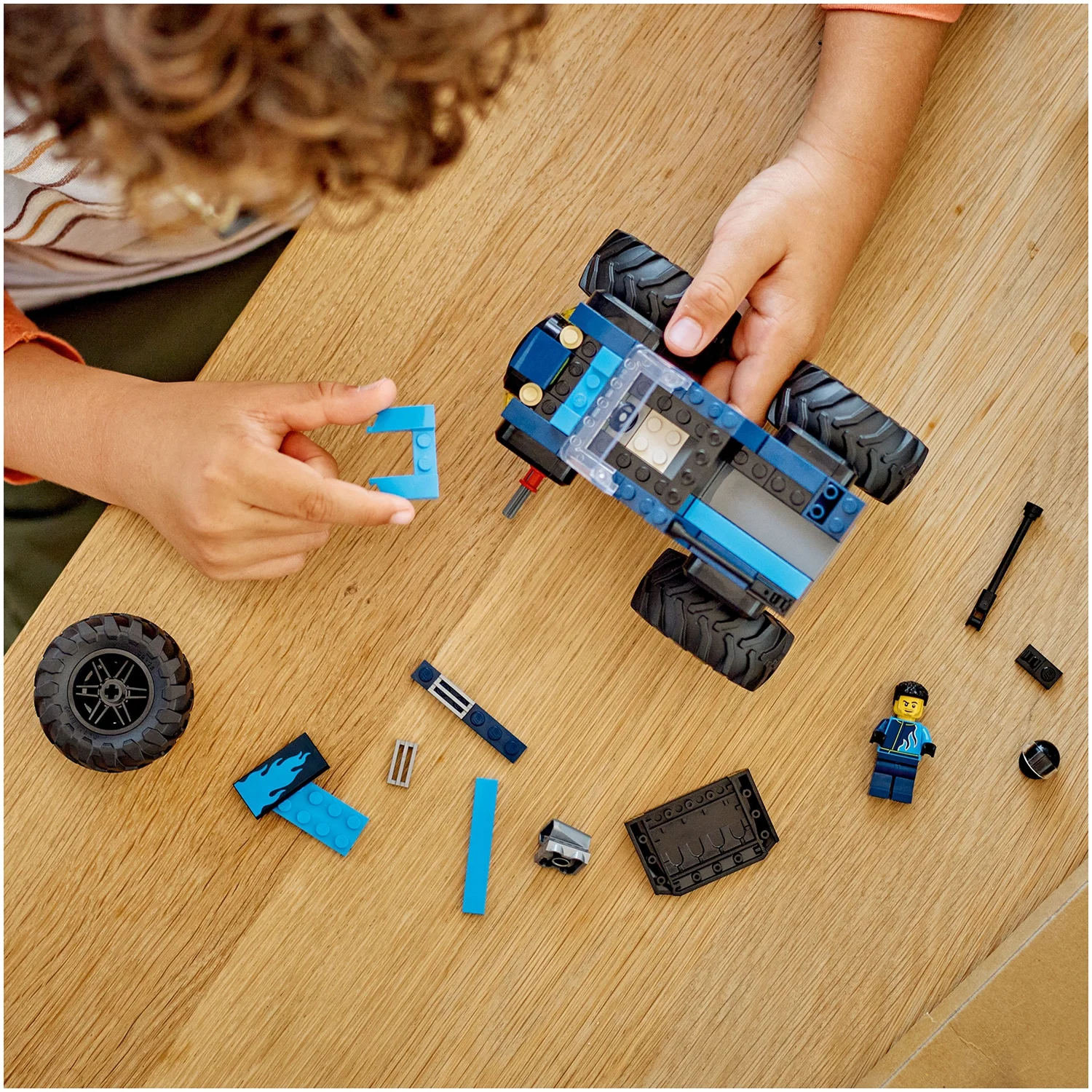 LEGO City Blue Monster Truck Toy Vehicle Playset 60402