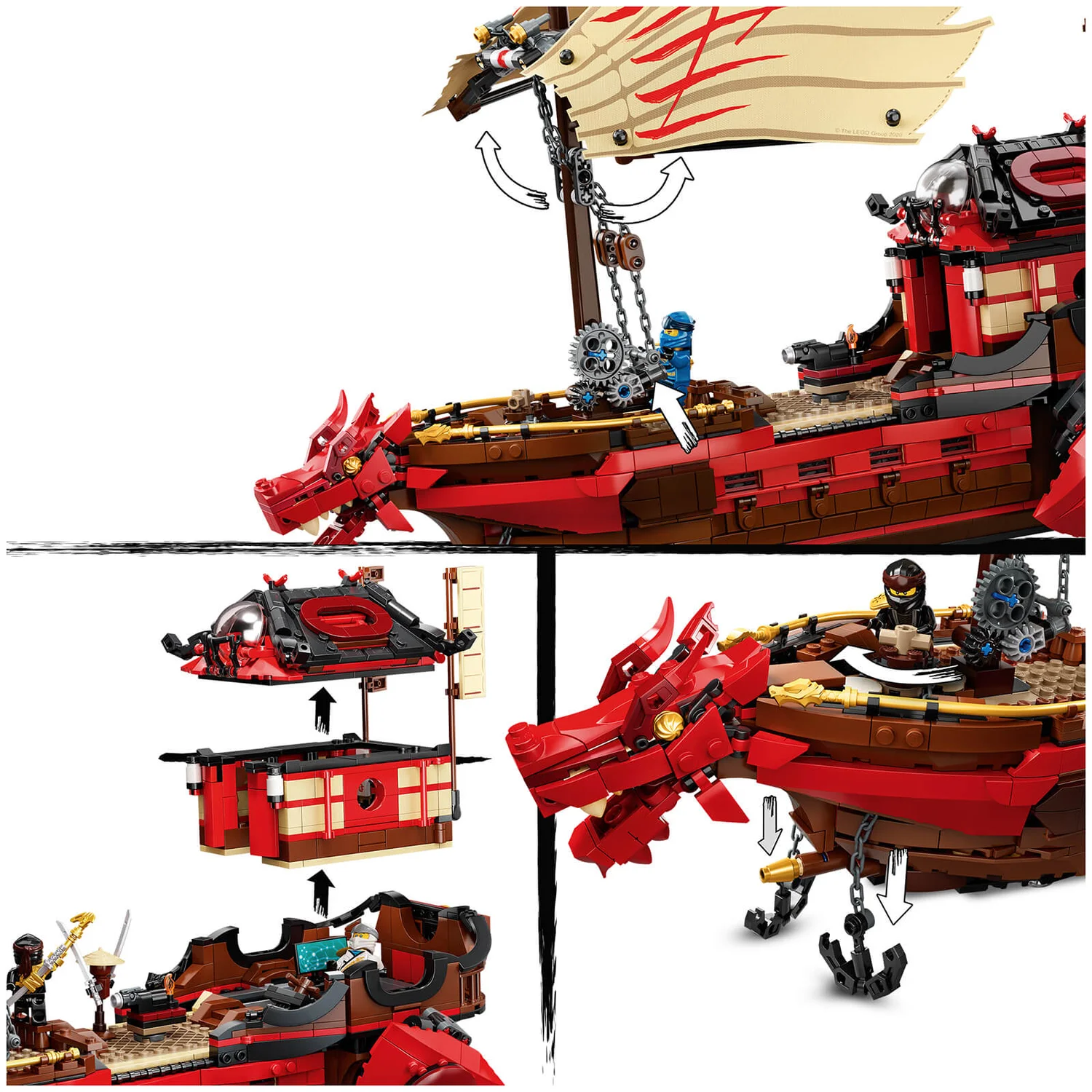 LEGO NINJAGO: Legacy Destiny's Bounty Ship Set (71705)