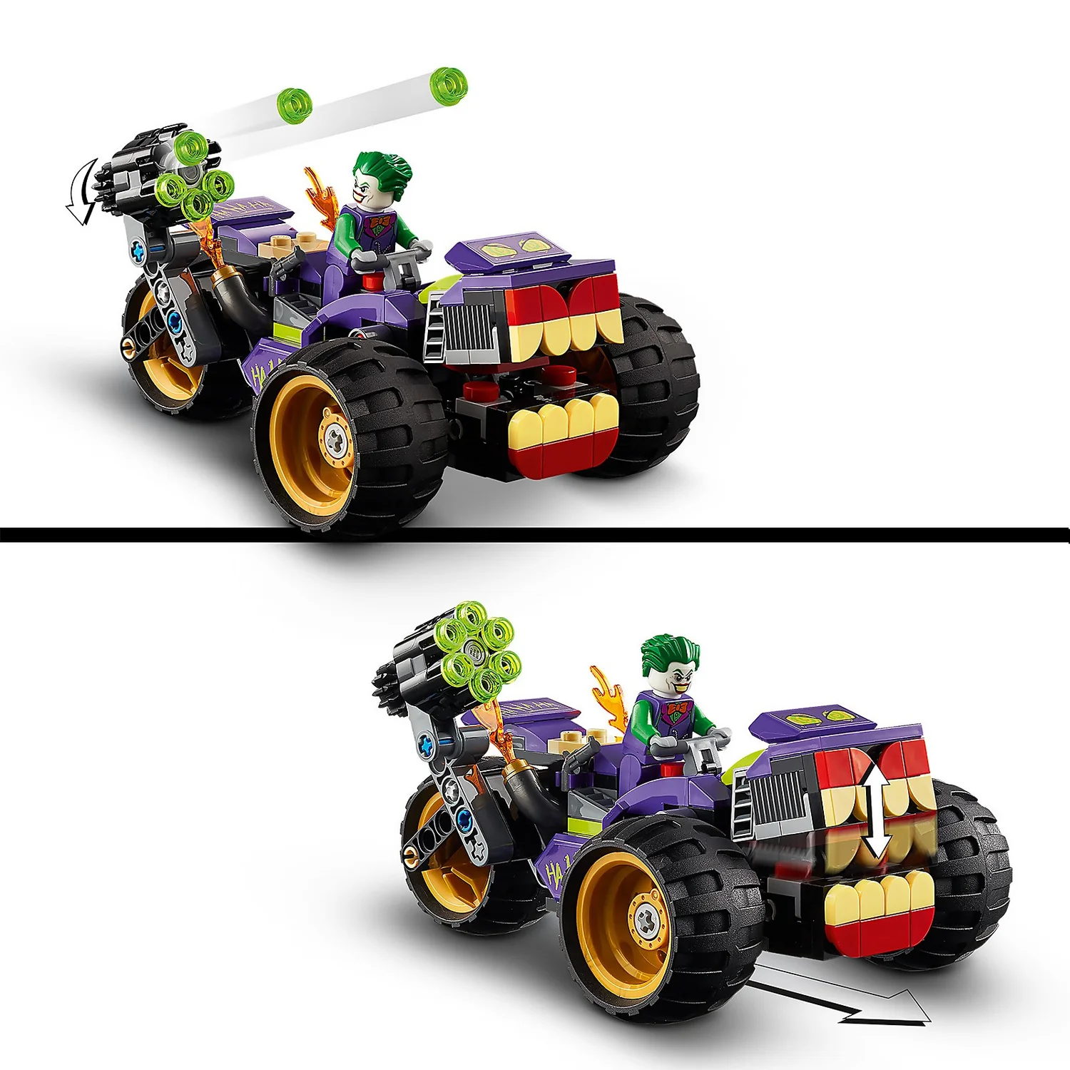 LEGO DC Batman Joker's Trike Chase Batmobile Toy (76159)
