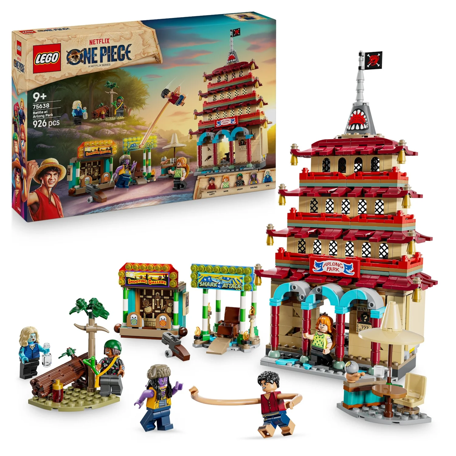 LEGO® ONE PIECE Battle at Arlong Park Interactive Pirate Toy Building Set 75638