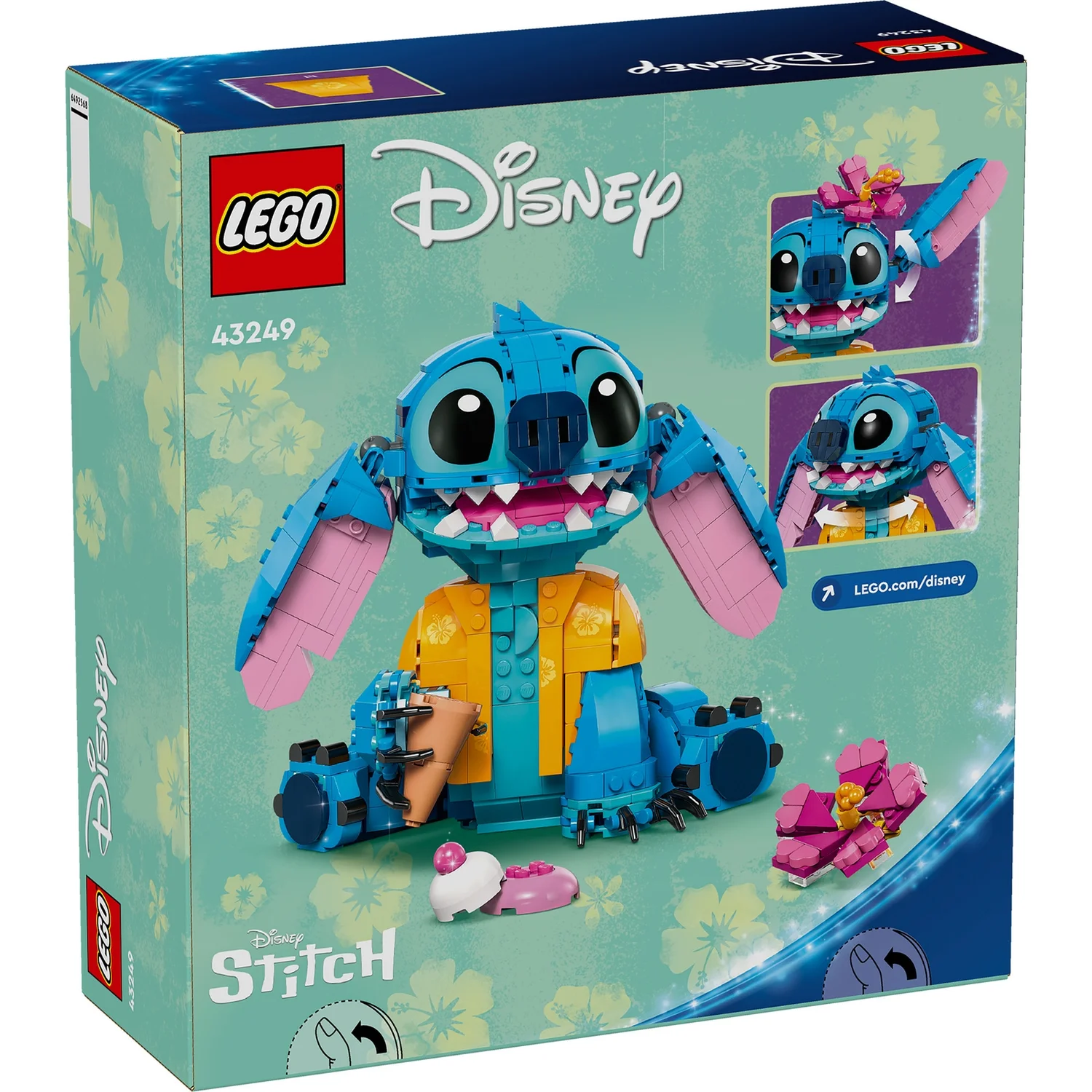 LEGO | Disney Stitch Buildable Kids’ Toy Playset with Ice-Cream Cone 43249