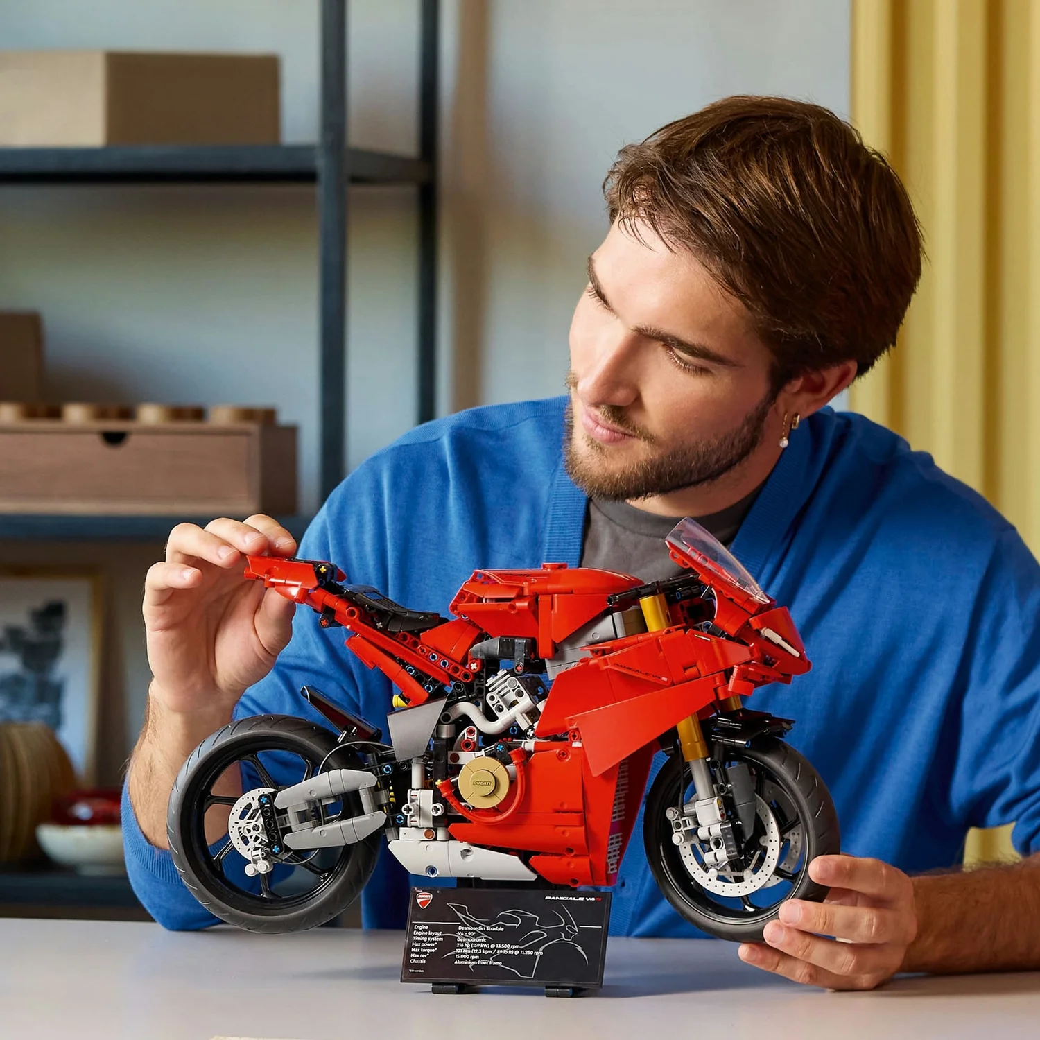 LEGO Technic Ducati Panigale V4 S Motorcycle Model Set 42202