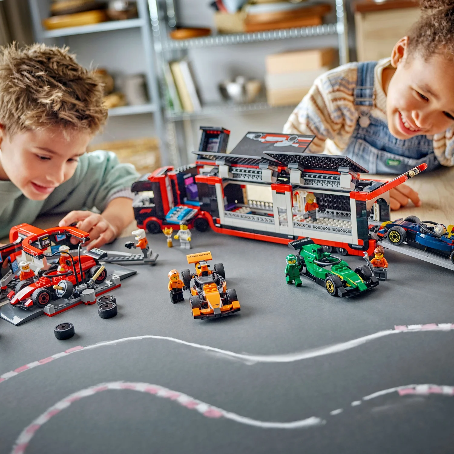 LEGO® City F1® Driver with McLaren Race Car Mini Vehicle Toy Playset 60442