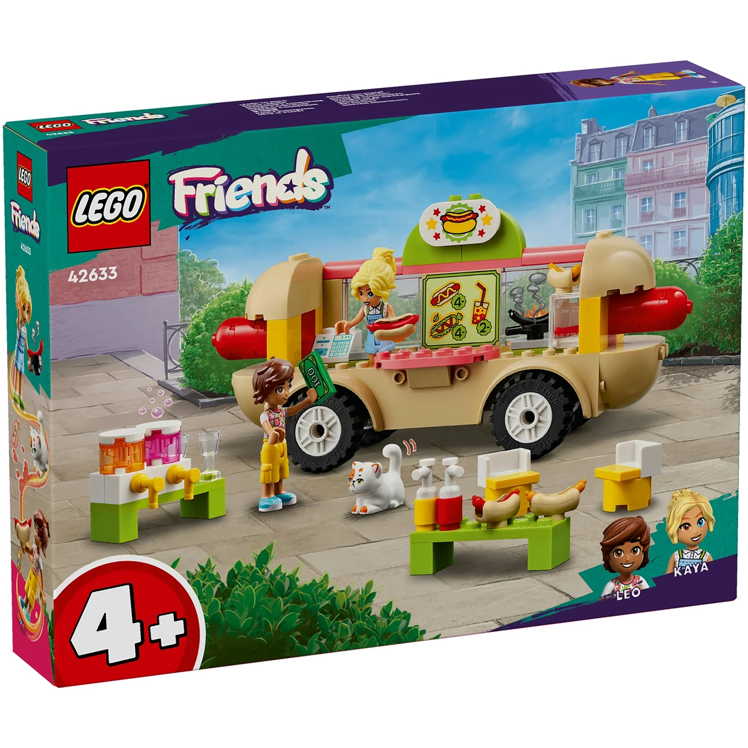 LEGO Friends Hot Dog Food Truck Toy 4+ Vehicle Set 42633