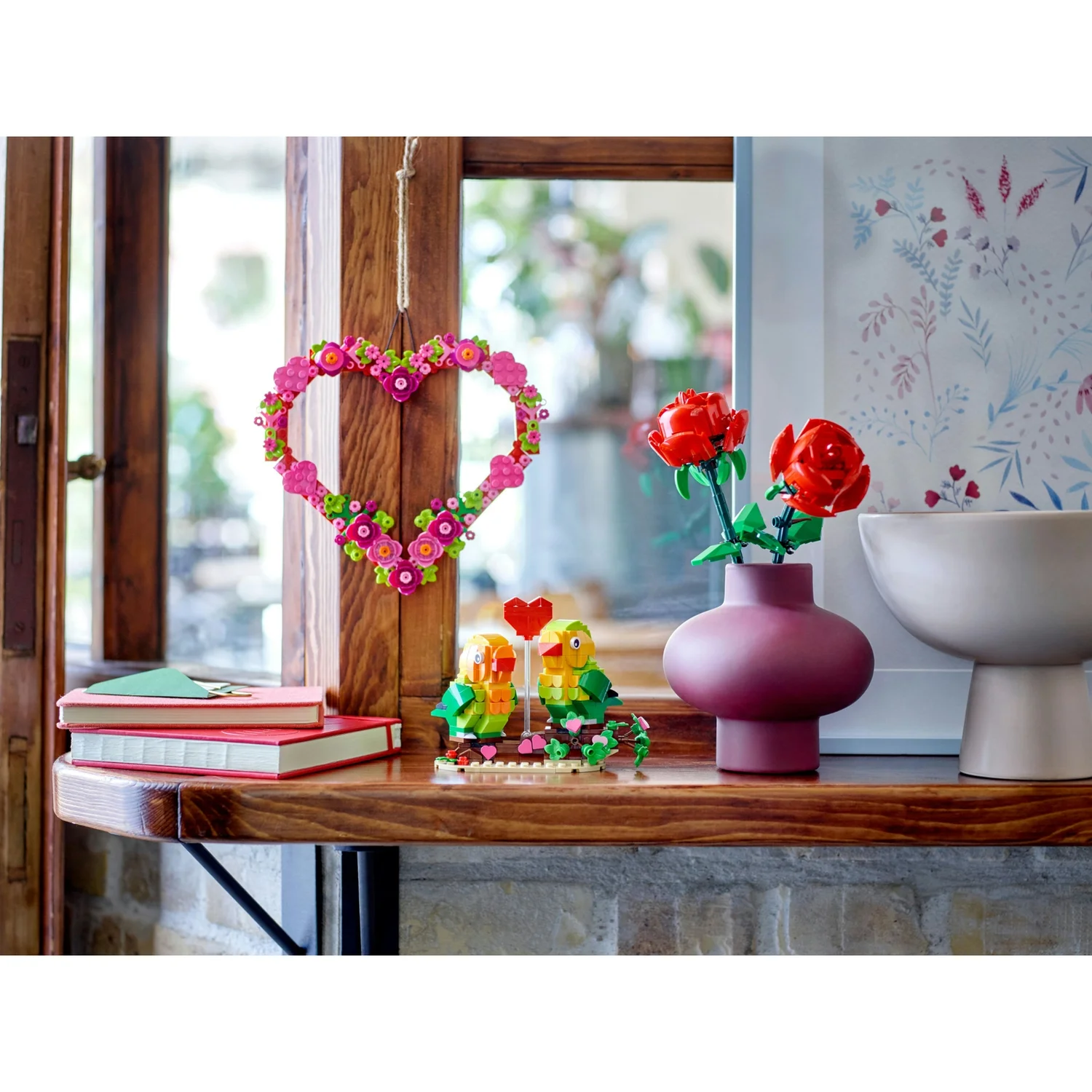 LEGO Heart Ornament Building Toy for Kids 40638