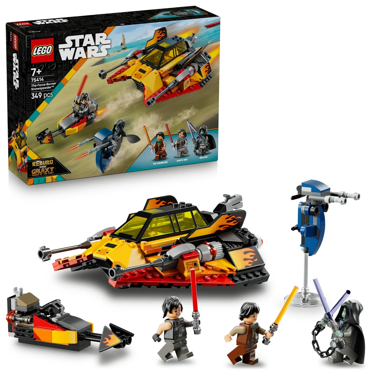 LEGO Star Wars The Force Burner Snowspeeder Set 75414