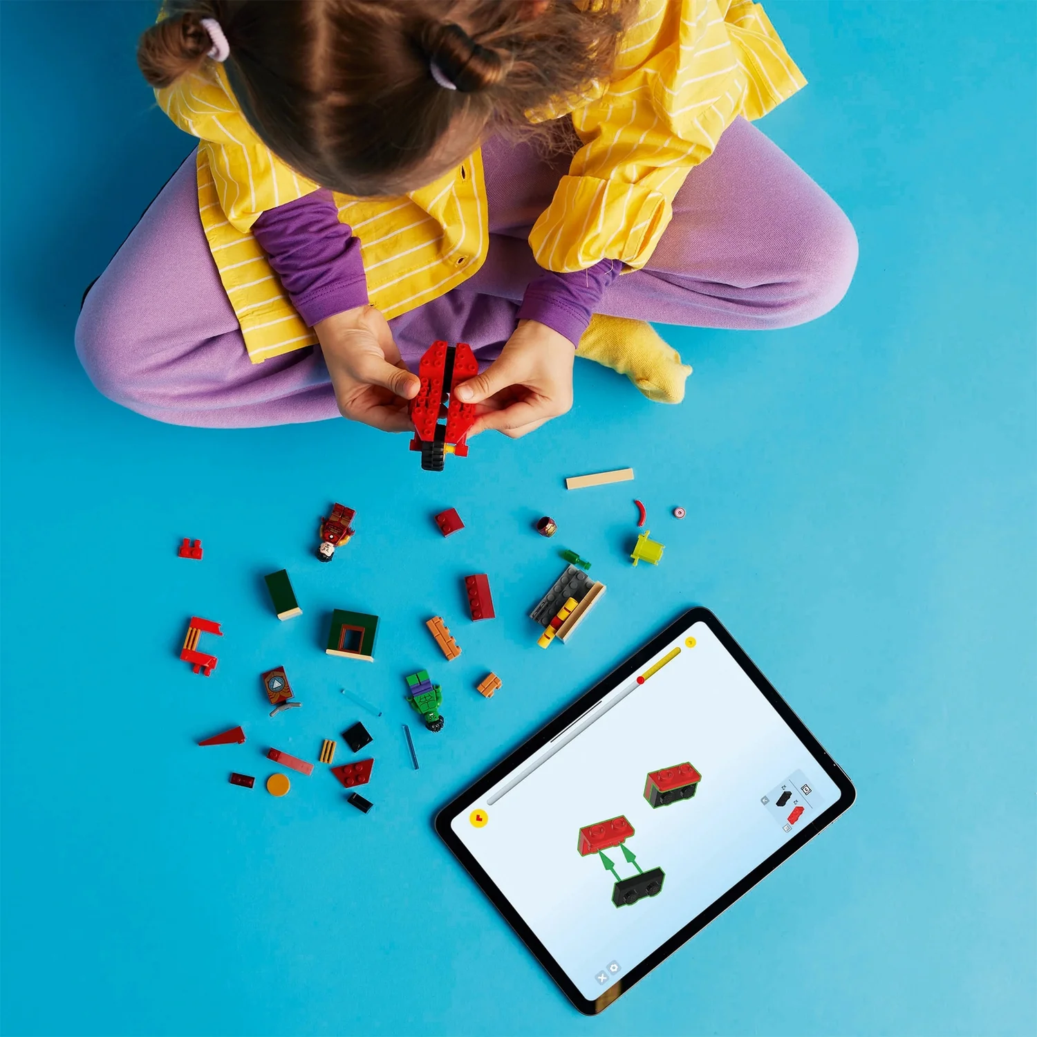 LEGO Marvel Iron Man with Bike and The Hulk Set 76287