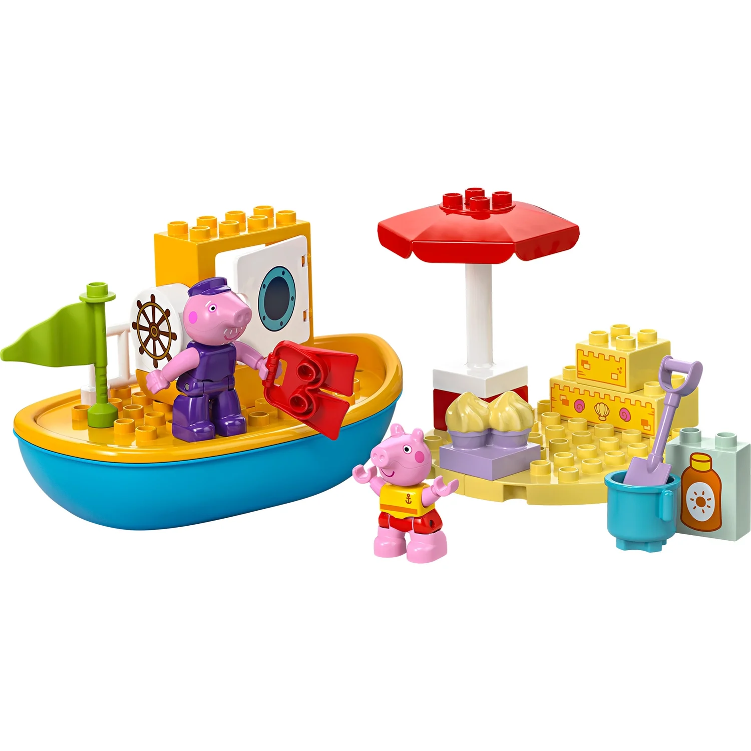 LEGO DUPLO Peppa Pig Boat Trip Toy for Toddlers 10432