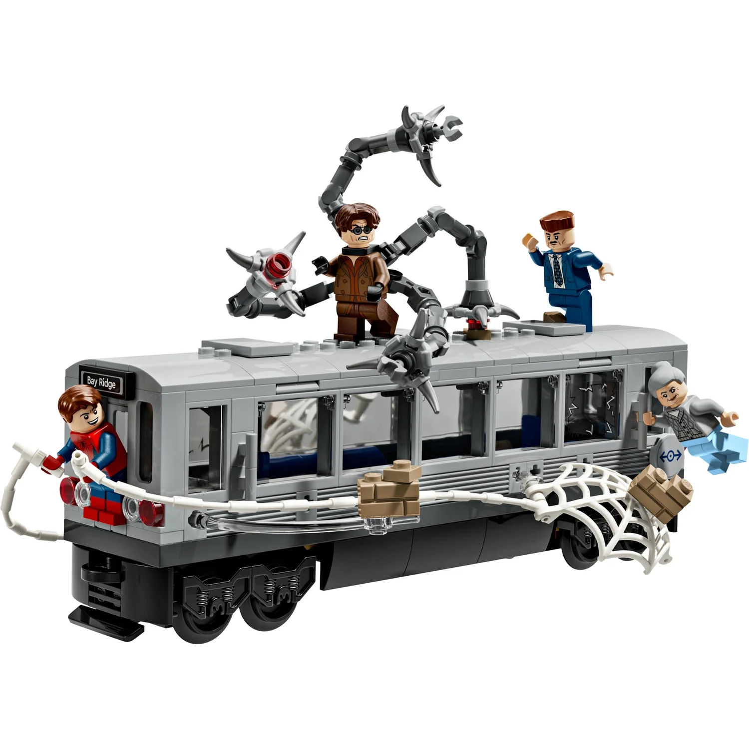 LEGO® | Marvel Spider-Man vs. Doc Ock Subway Train Scene Building Toy 76321