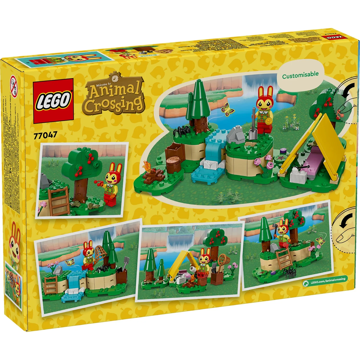LEGO Animal Crossing Bunnie’s Outdoor Activities Creative Toy 77047