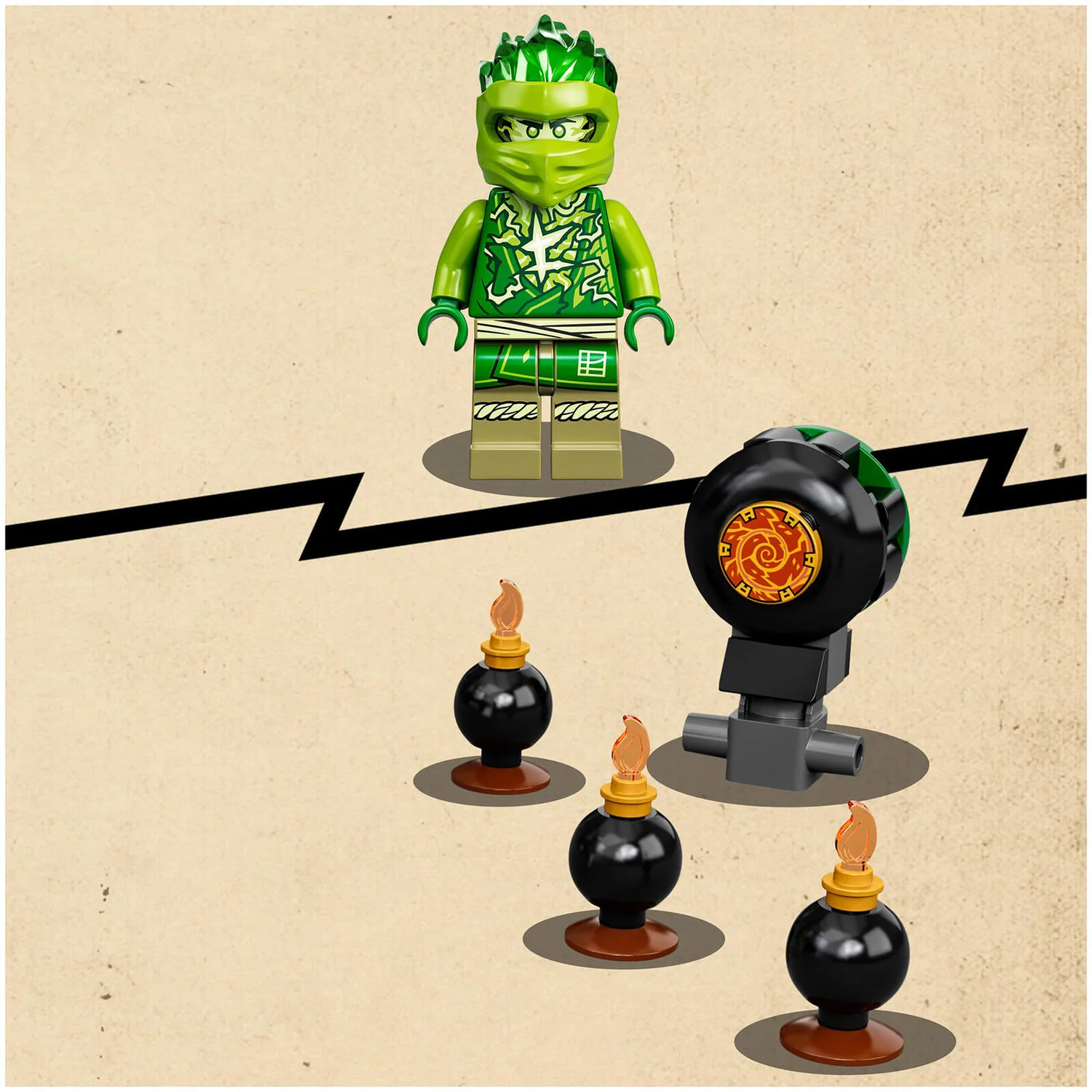 LEGO NINJAGO: Lloyd’s Spinjitzu Ninja Training Spin Toy (70689)