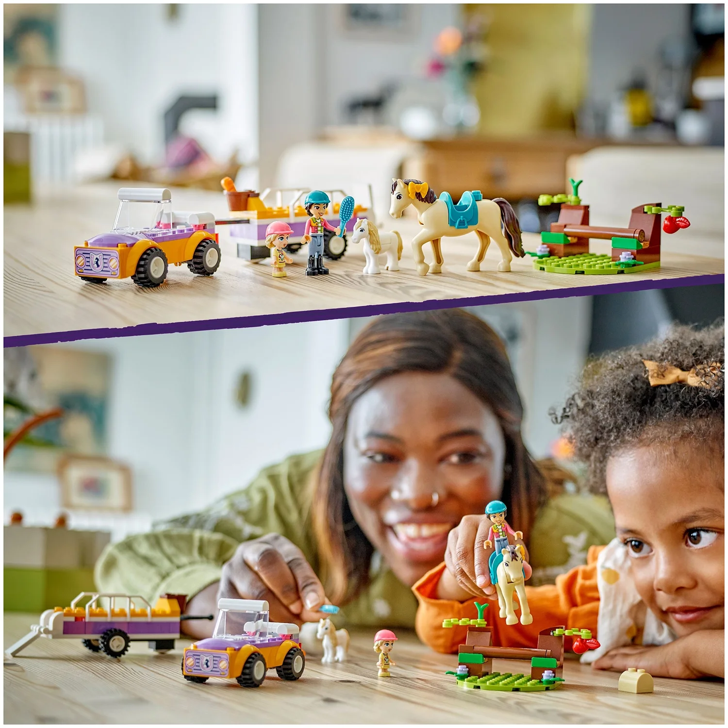 LEGO Friends Horse and Pony Trailer Animal Toys Set 42634