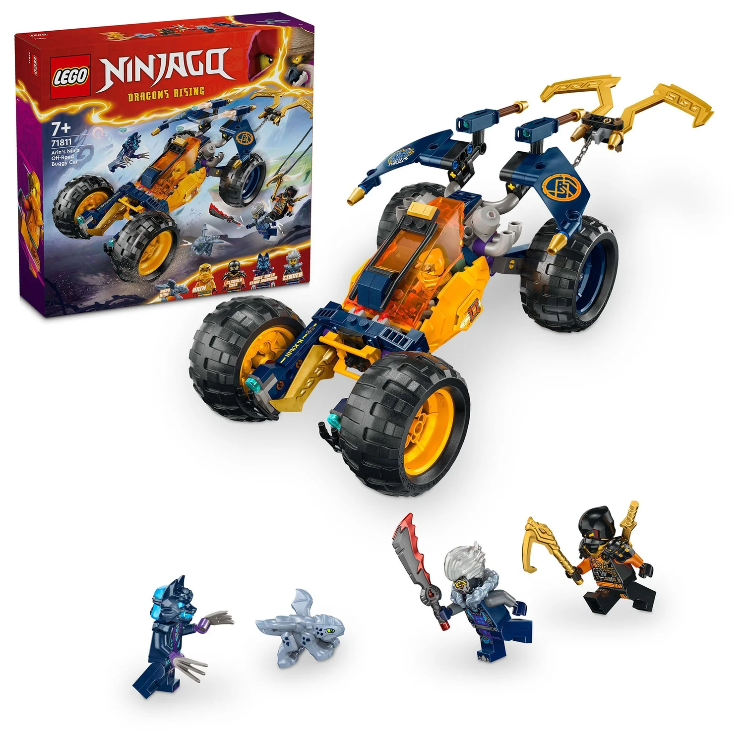 LEGO NINJAGO Arin’s Ninja Off-Road Buggy Car Toy Set 71811