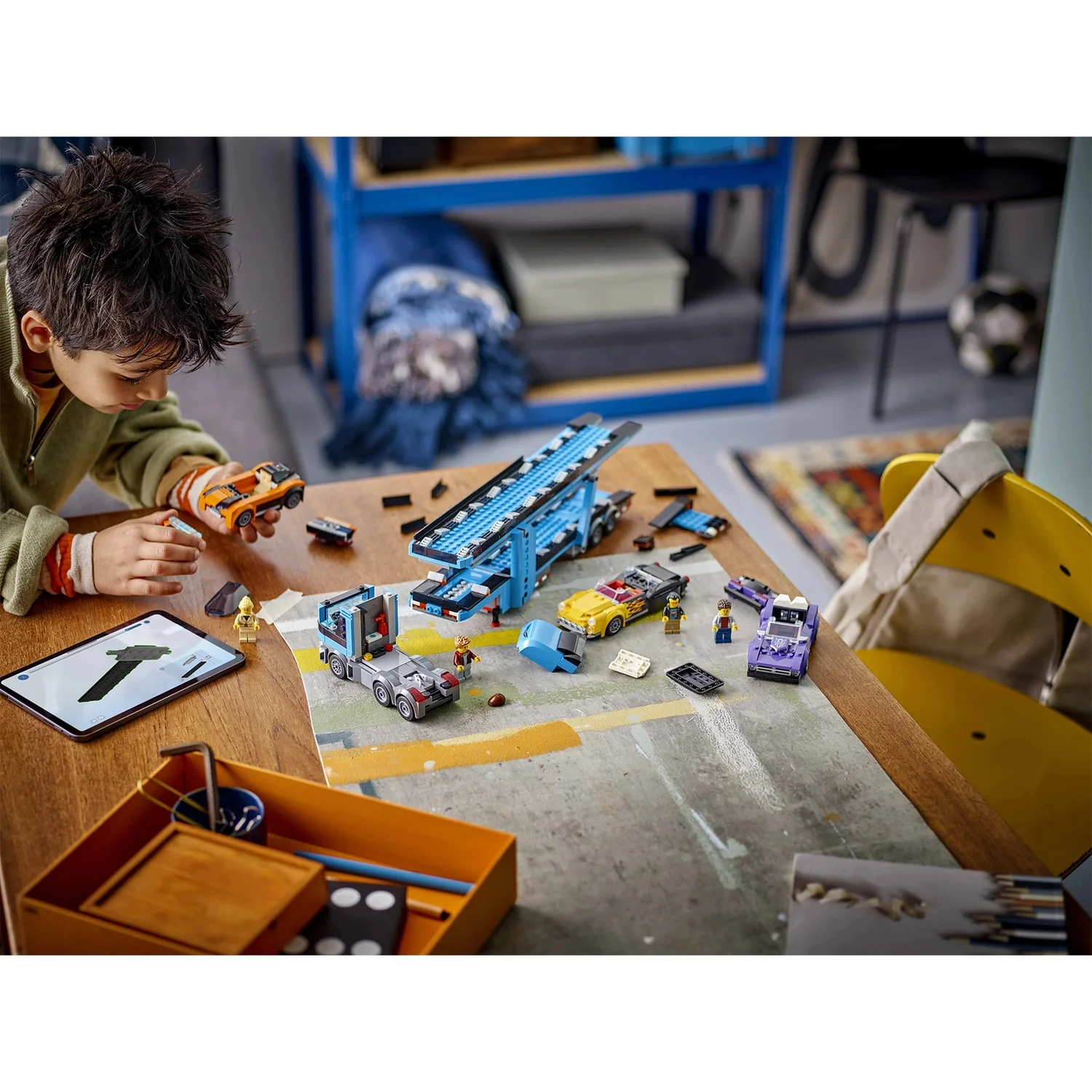 LEGO City Car Transporter Truck with Sports Cars Toy 60408