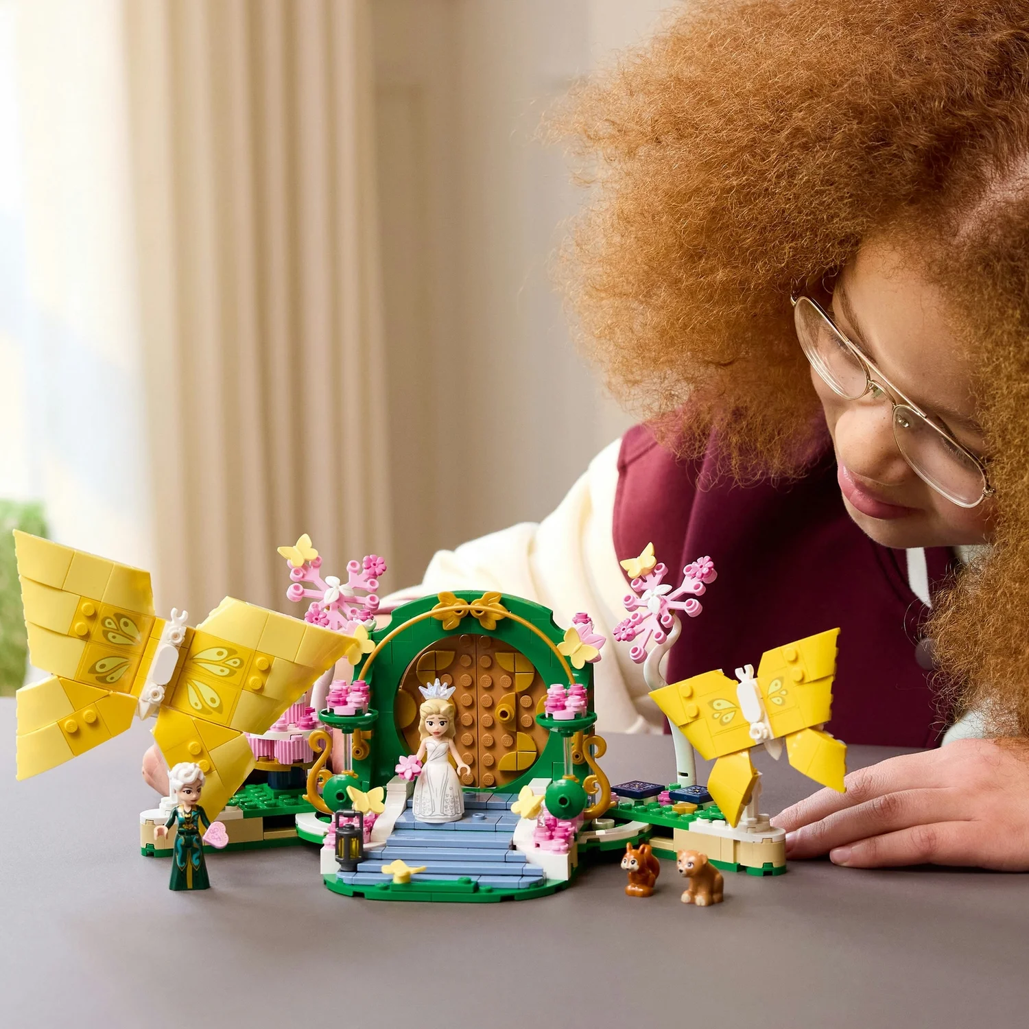 LEGO® Wicked Glinda’s Wedding Day Butterfly Toy for Kids’ Role Play 75688