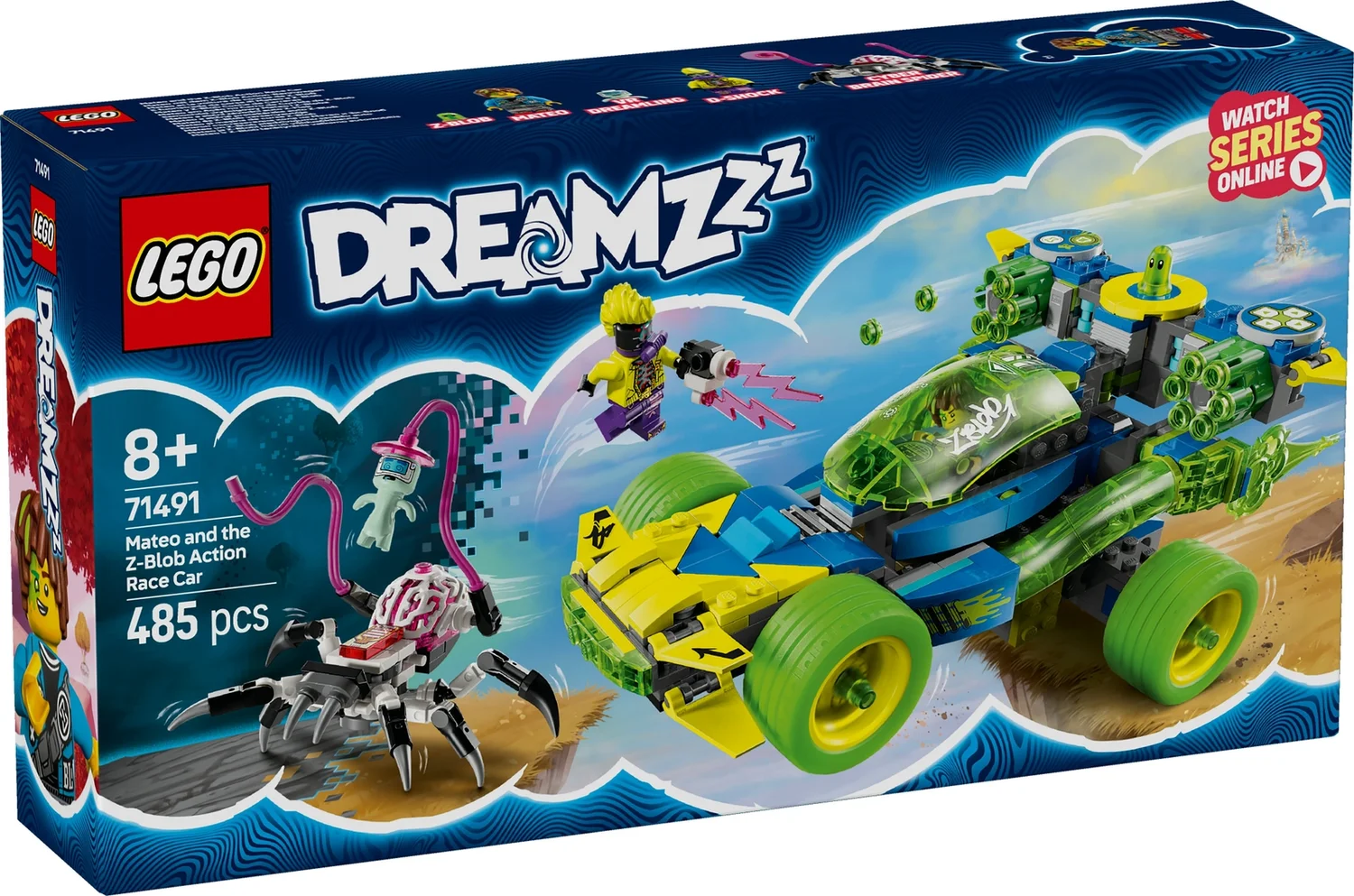 LEGO® DREAMZzz™ Mateo and the Z-Blob Action Race Car Toy 71491