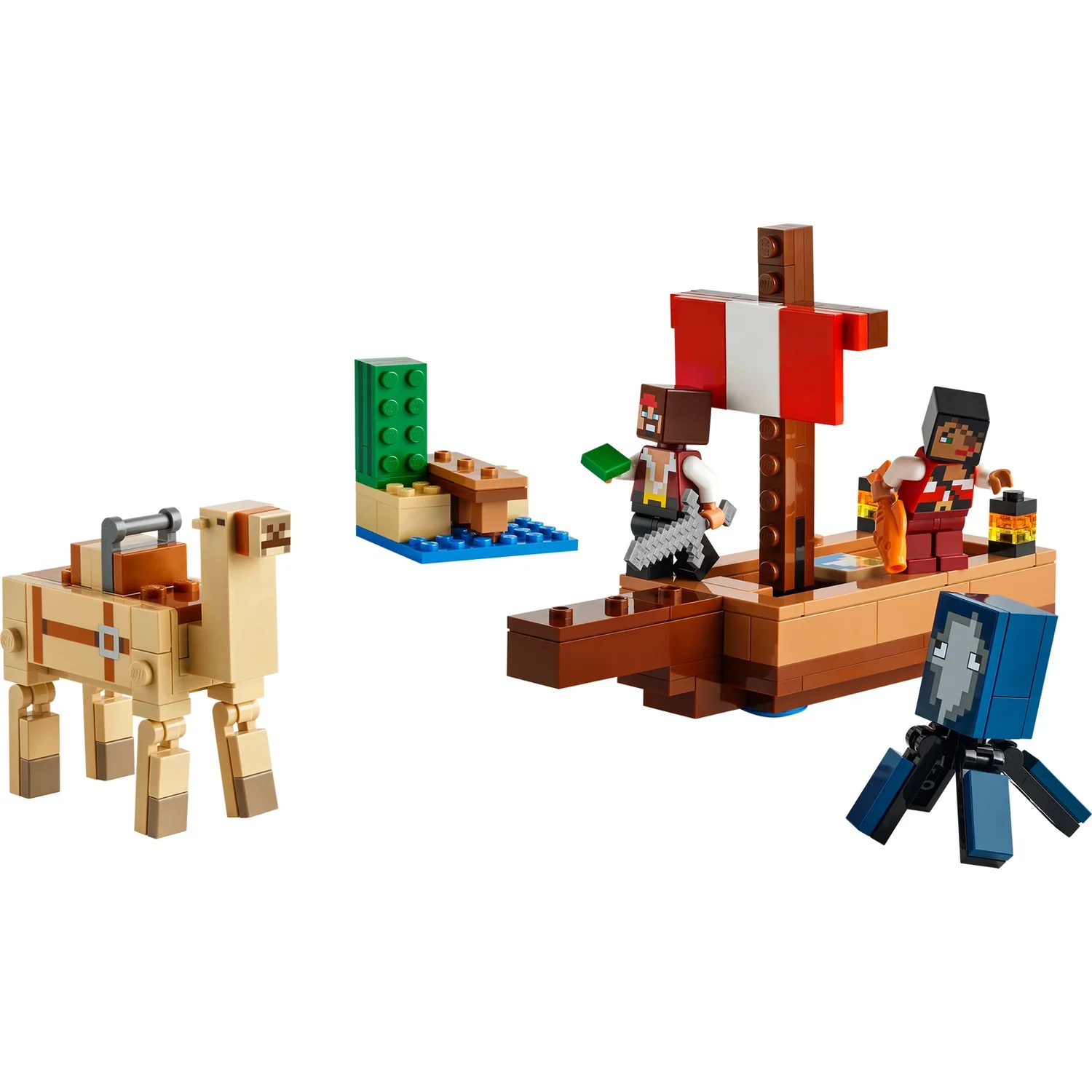 LEGO Minecraft The Pirate Ship Voyage Building Toy Set 21259