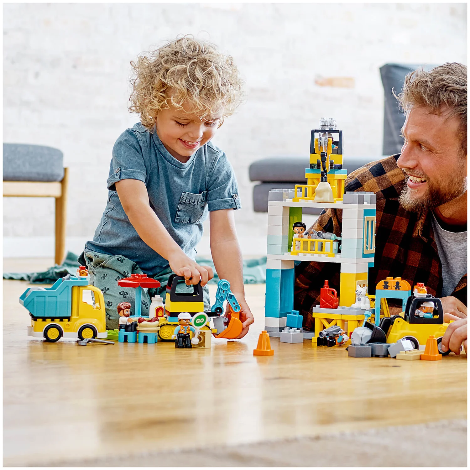 LEGO DUPLO Tower Crane & Construction Vehicle Toys (10933)