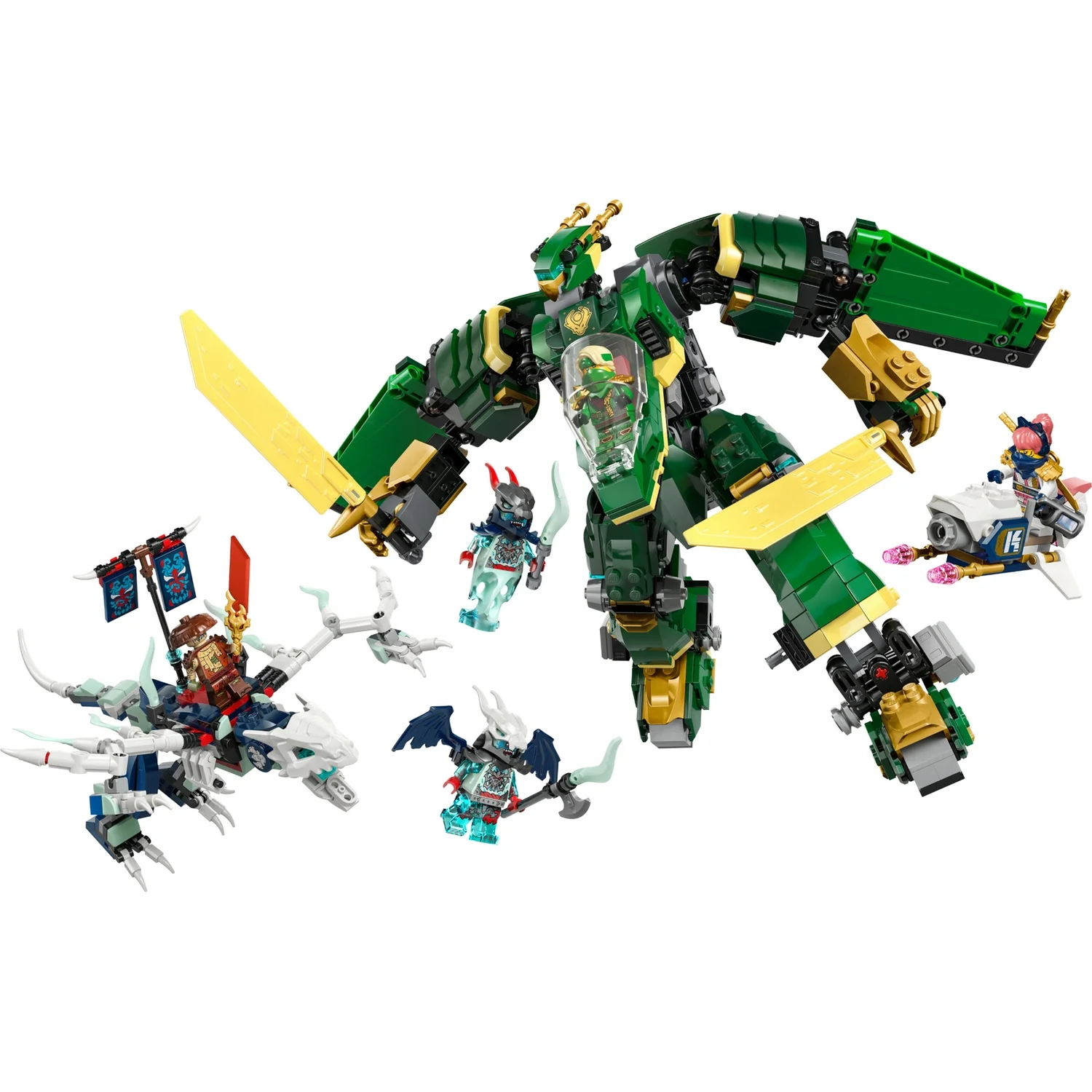 LEGO® NINJAGO® Lloyd’s Jet Mech Ninja Toy Building Kit 71845