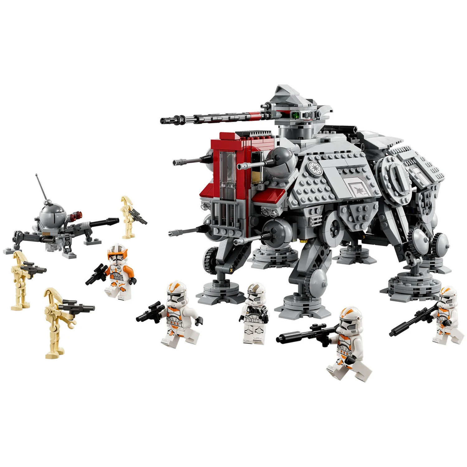 LEGO Star Wars: AT-TE Walker Set with Droid Figures (75337)