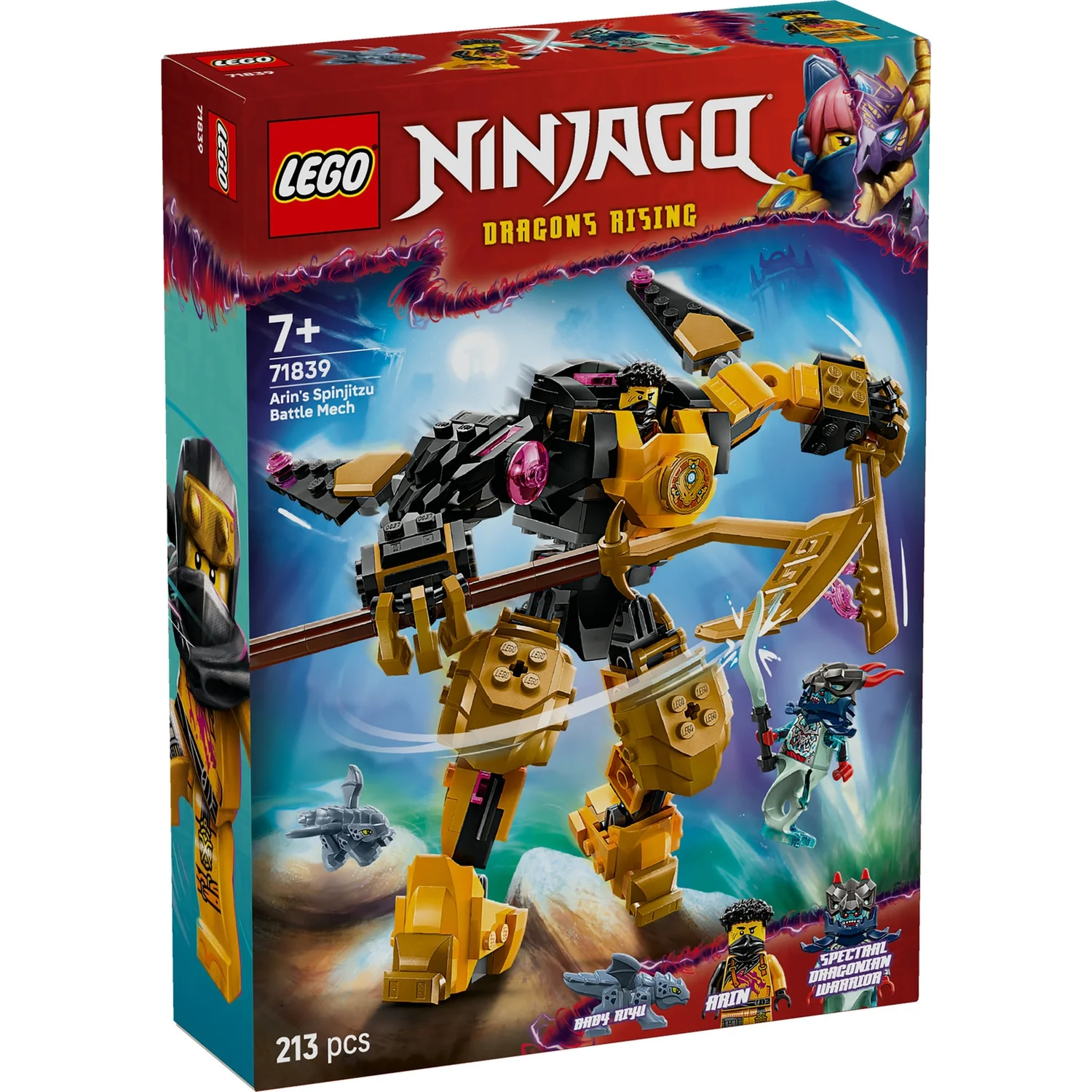 LEGO® NINJAGO® Arin’s Spinjitzu Battle Mech Toy Set 71839