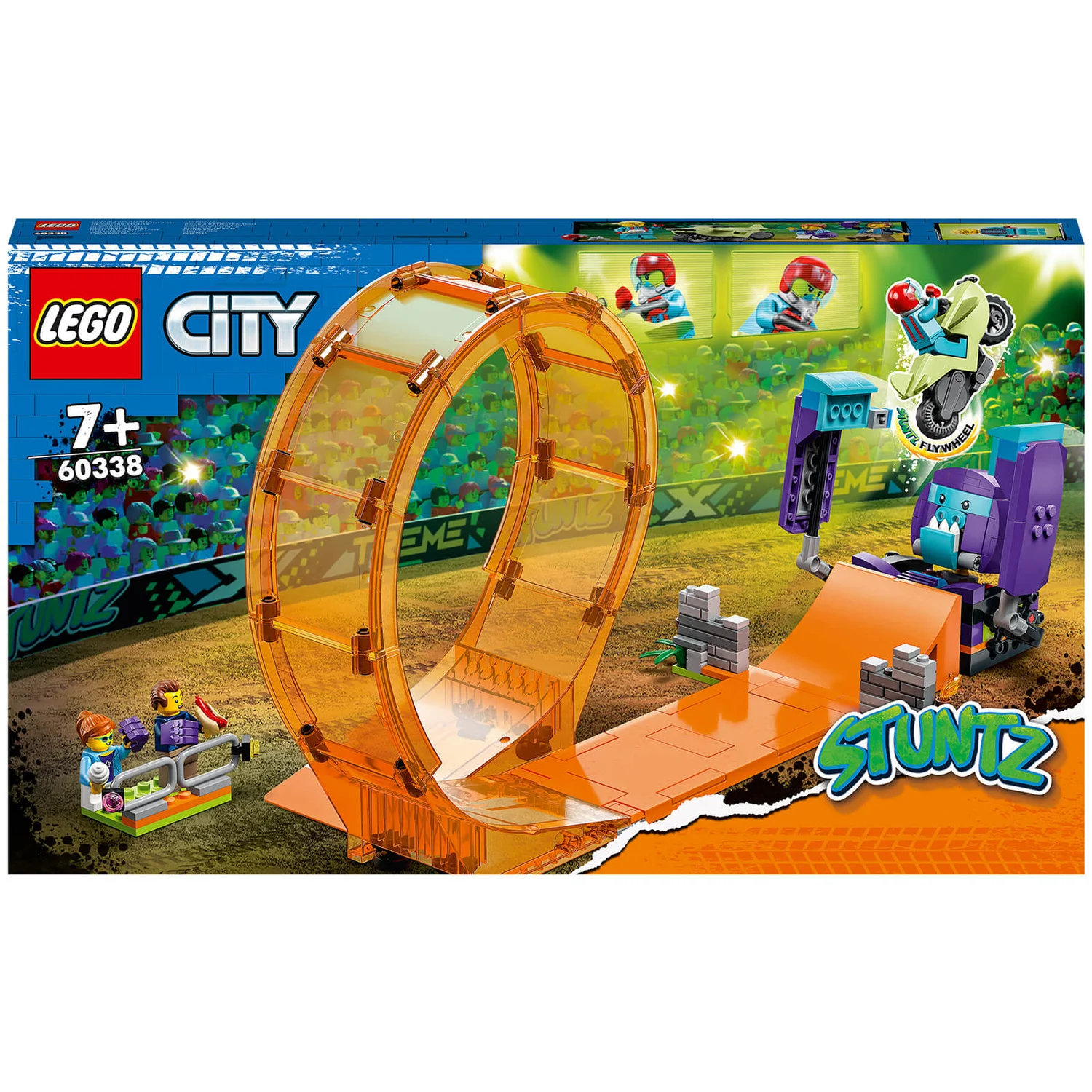 LEGO City: Stuntz Smashing Chimpanzee Stunt Loop Set (60338)