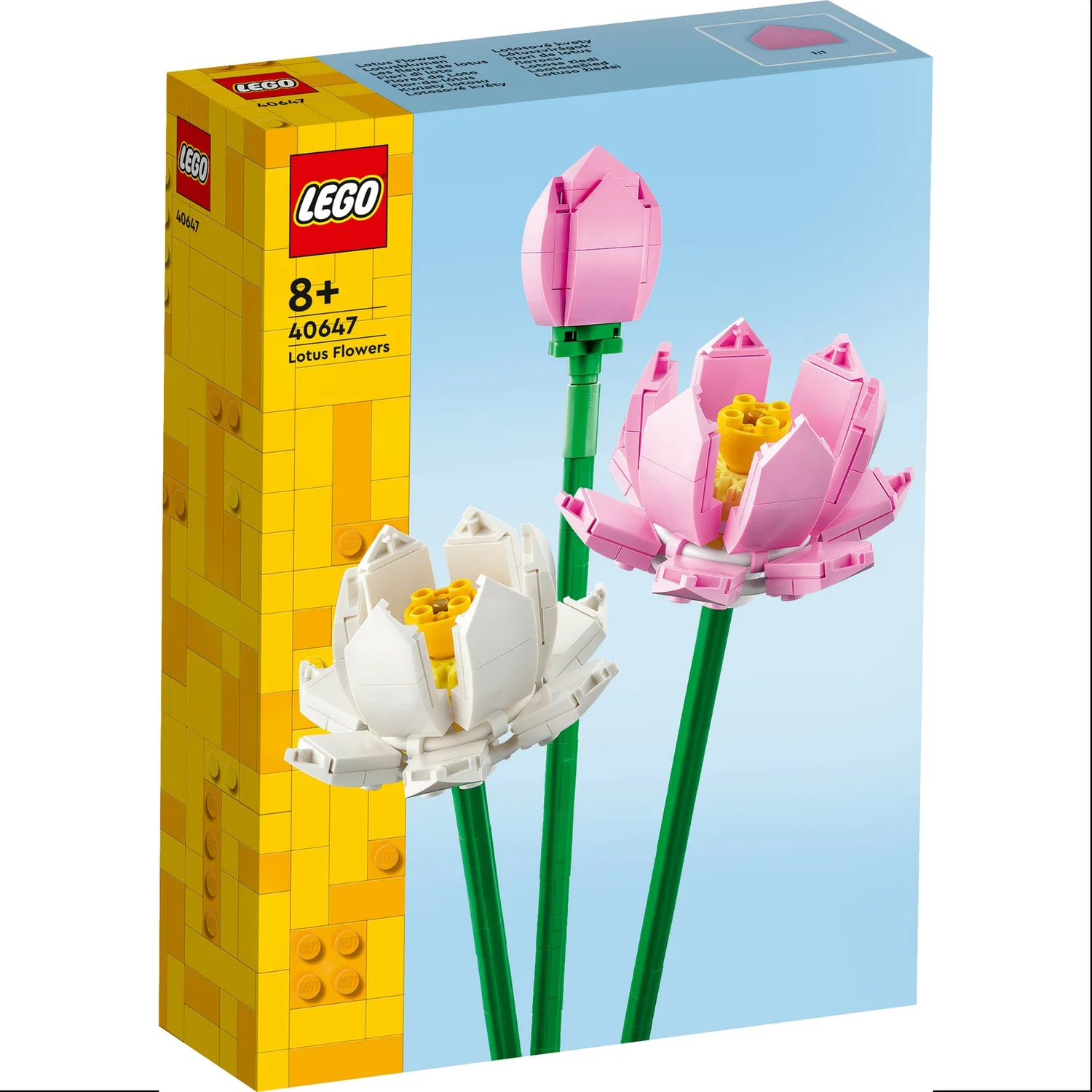 LEGO Botanicals Lotus Flowers Bouquet Building Set 40647
