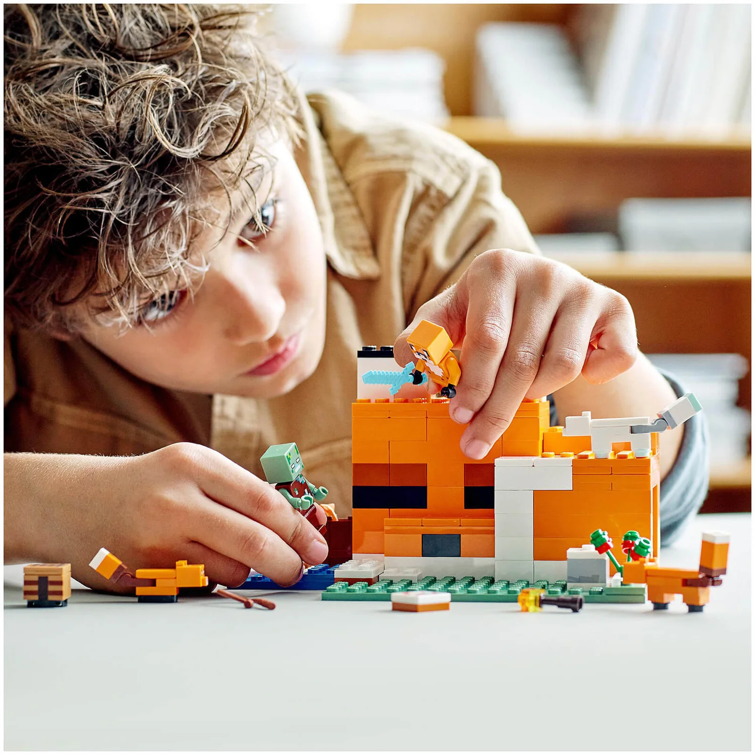 LEGO Minecraft: The Fox Lodge House Animals Toy (21178)