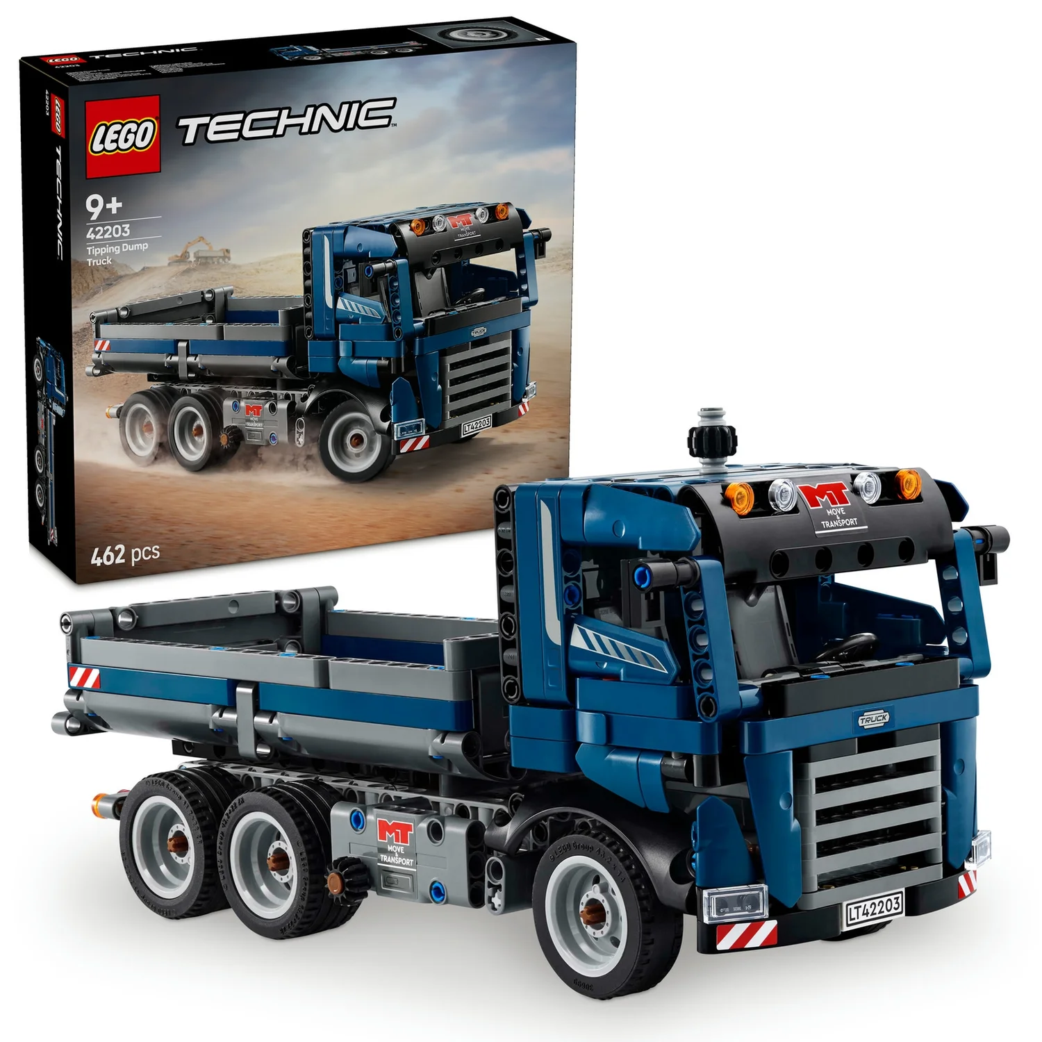 LEGO Technic Tipping Dump Truck Construction Toy Set 42203