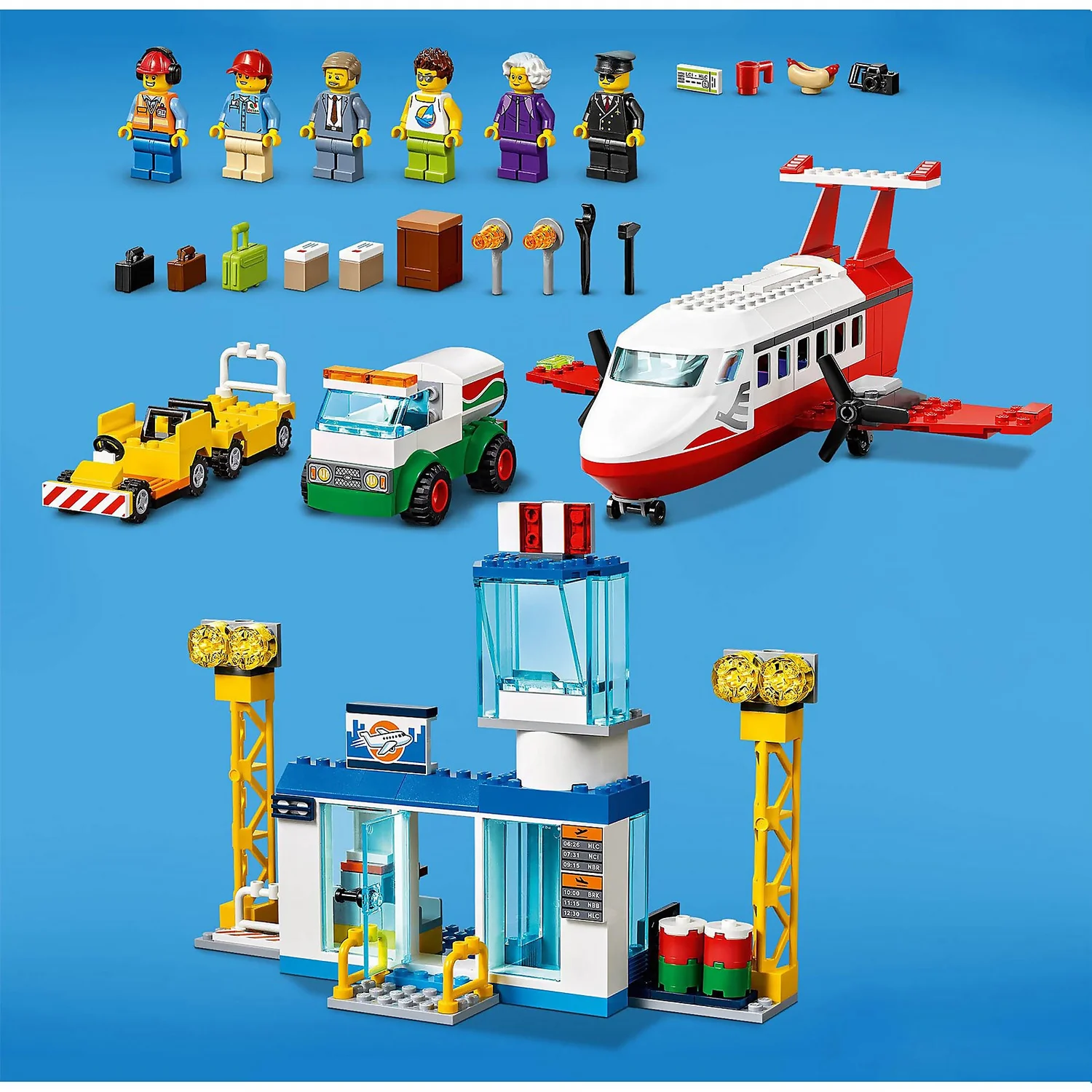 LEGO City: 4+ Central Airport Charter Plane Toy (60261)