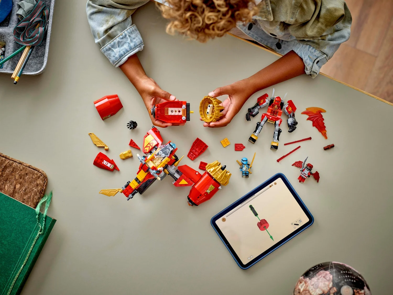 LEGO NINJAGO Kai’s Mech Storm Rider 2in1 Ninja Toy Set 71830