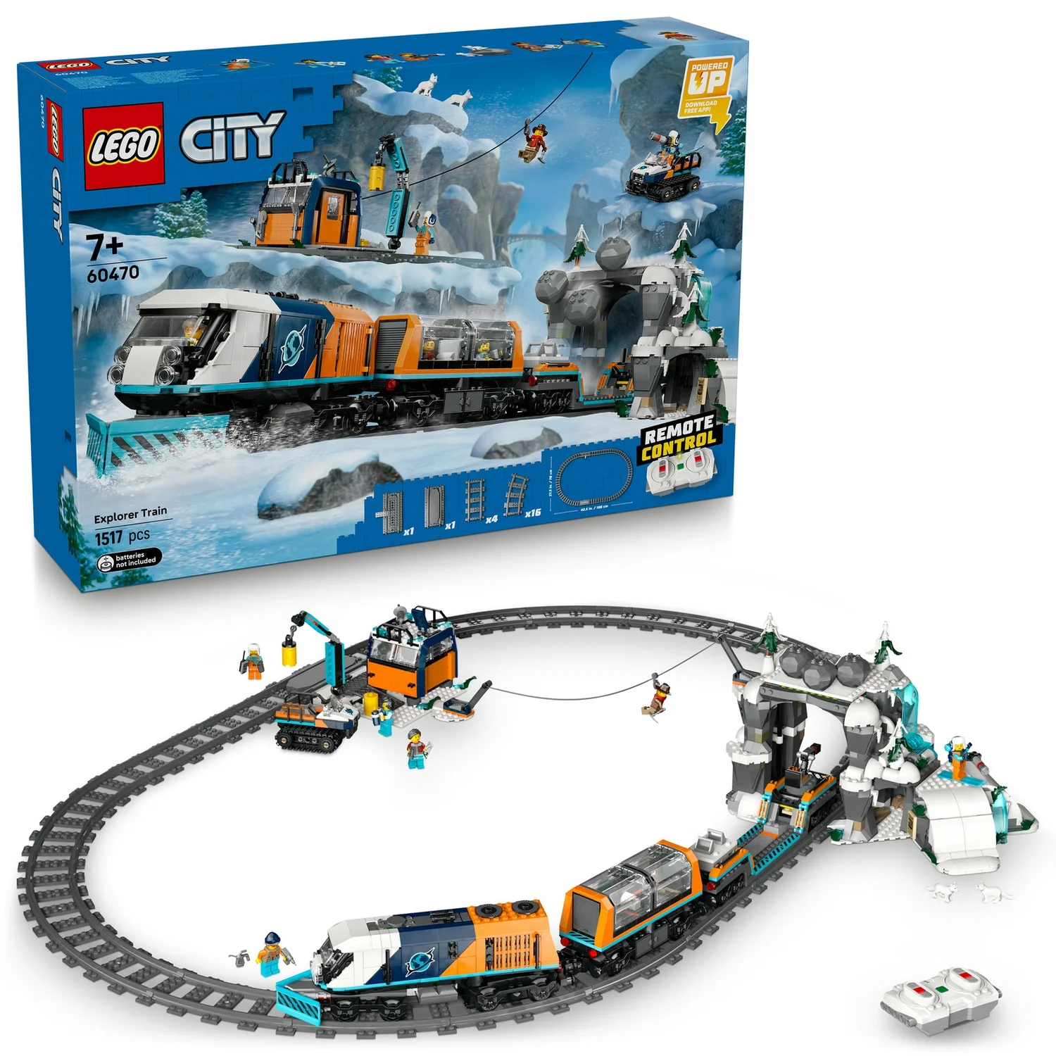 LEGO City Explorers’ Arctic Polar Express Train Set 60470