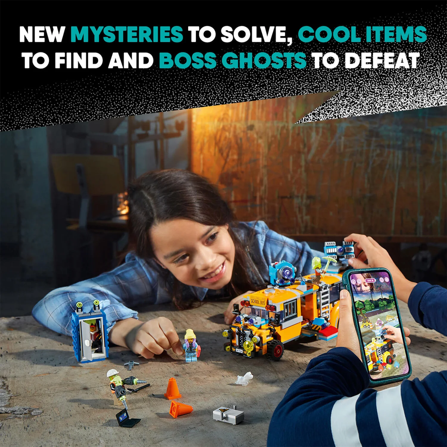 LEGO Hidden Side: Paranormal Intercept Bus AR Game Set (70423)