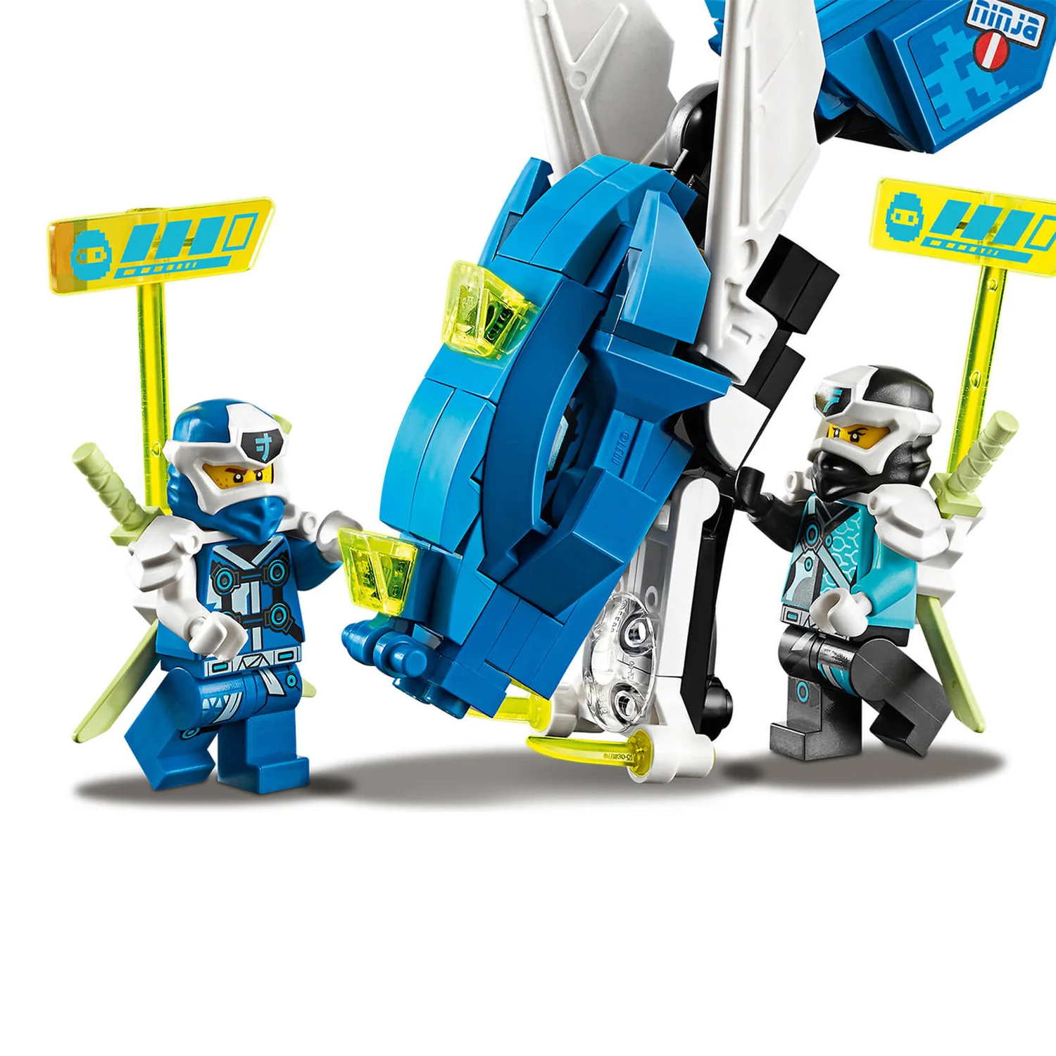 LEGO NINJAGO: Jay's Cyber Dragon Mech Toy Action Figure (71711)