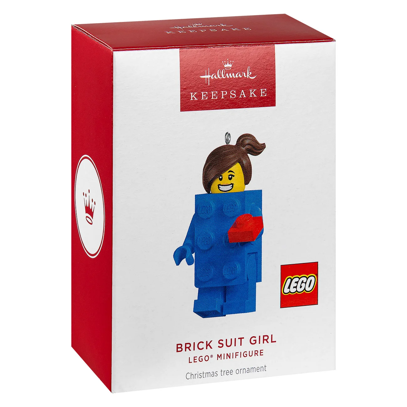 Hallmark Keepsake Brick Suit Girl LEGO Minifigure Ornament