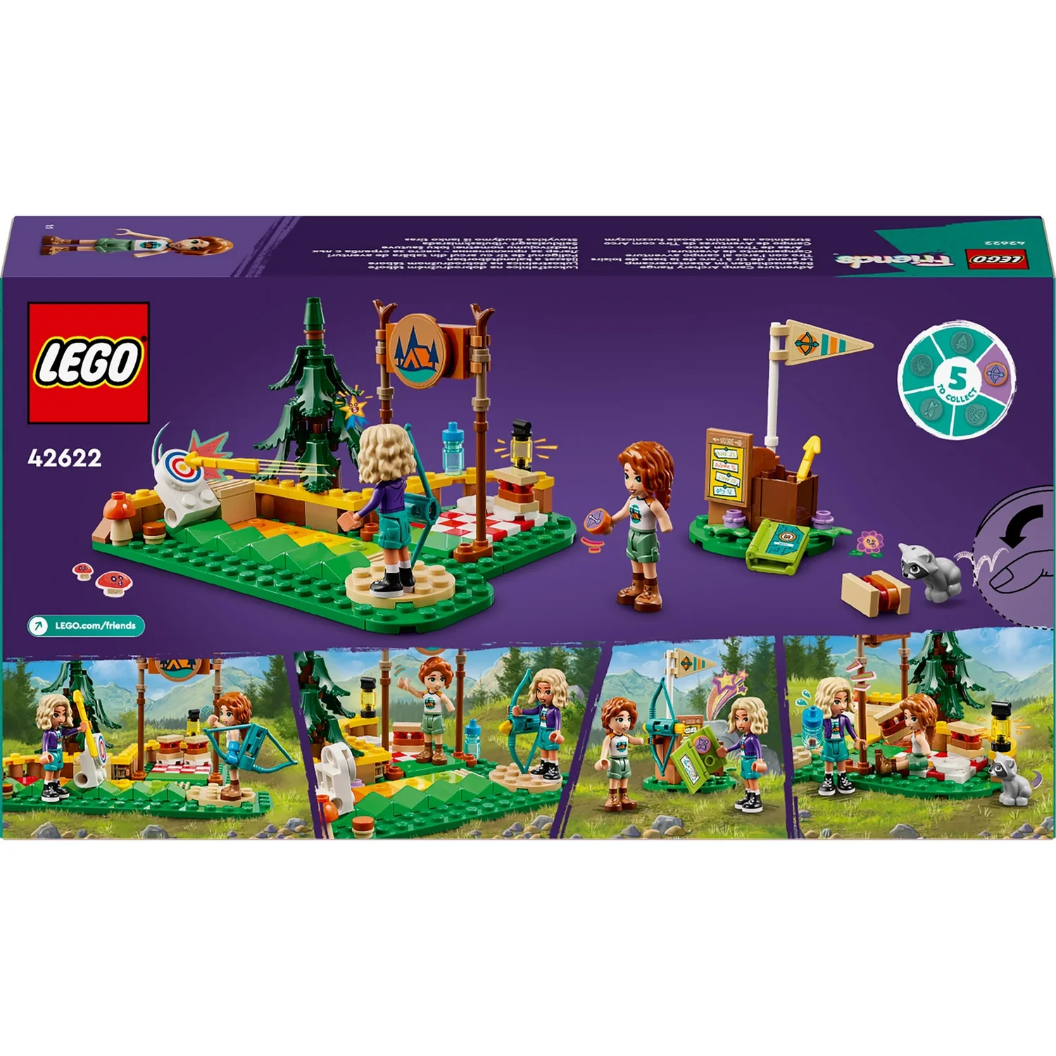 LEGO Friends Adventure Camp Archery Range Building Toy 42622