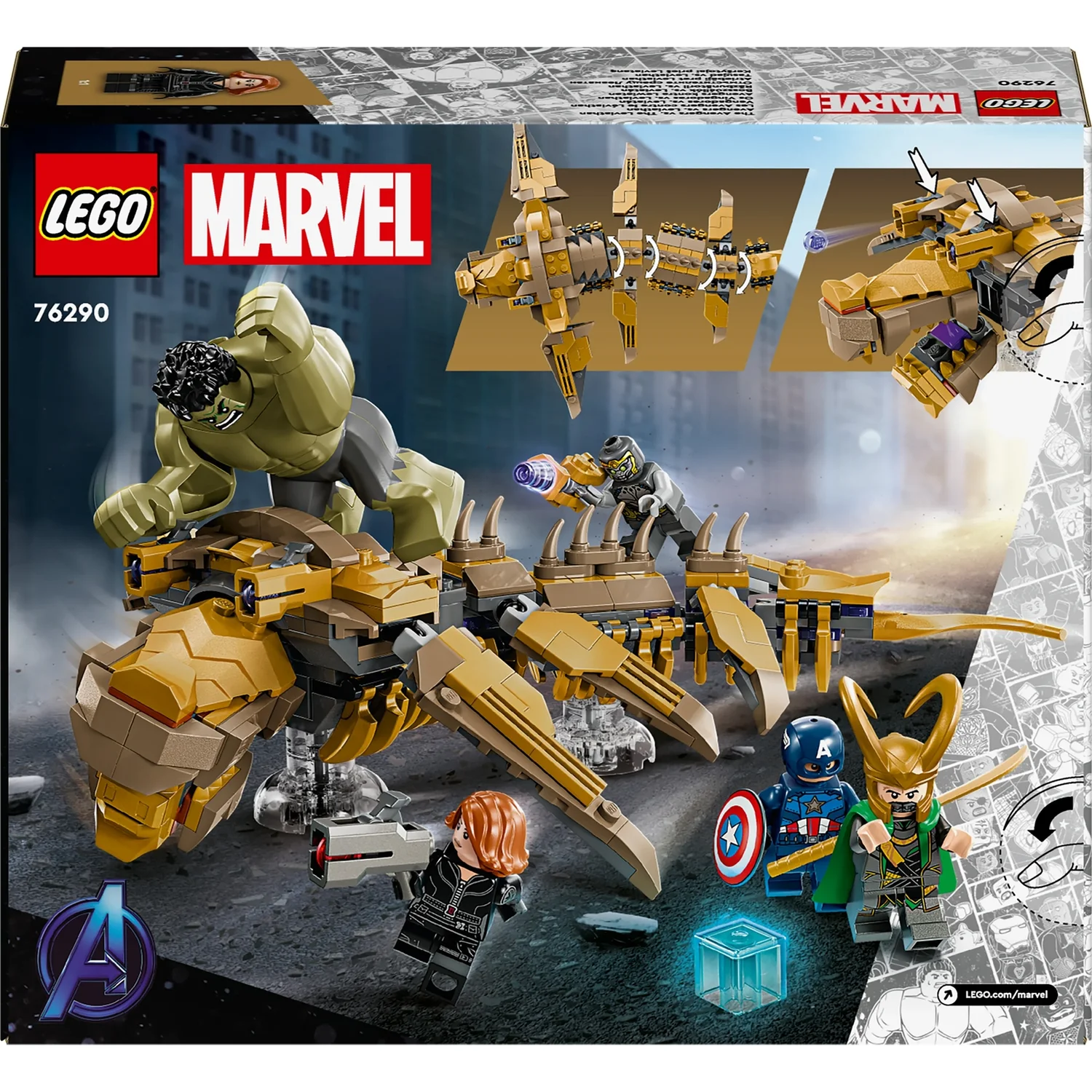 LEGO Marvel The Avengers vs. The Leviathan Toy Playset 76290