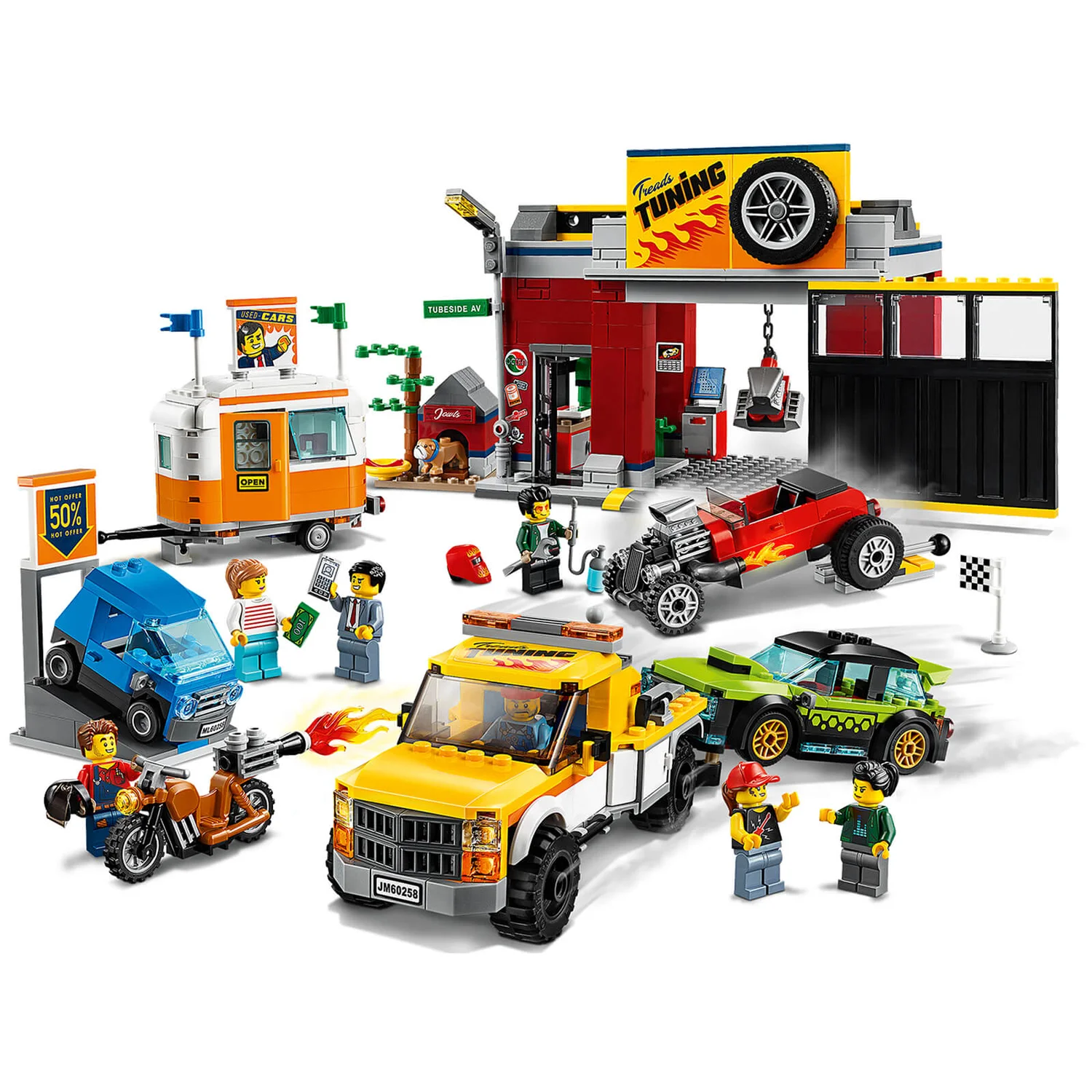 LEGO City: Nitro Wheels Tuning Workshop Building Set (60258)