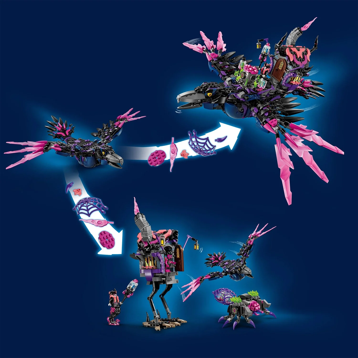 LEGO DREAMZzz The Never Witch’s Midnight Raven Toy Set 71478