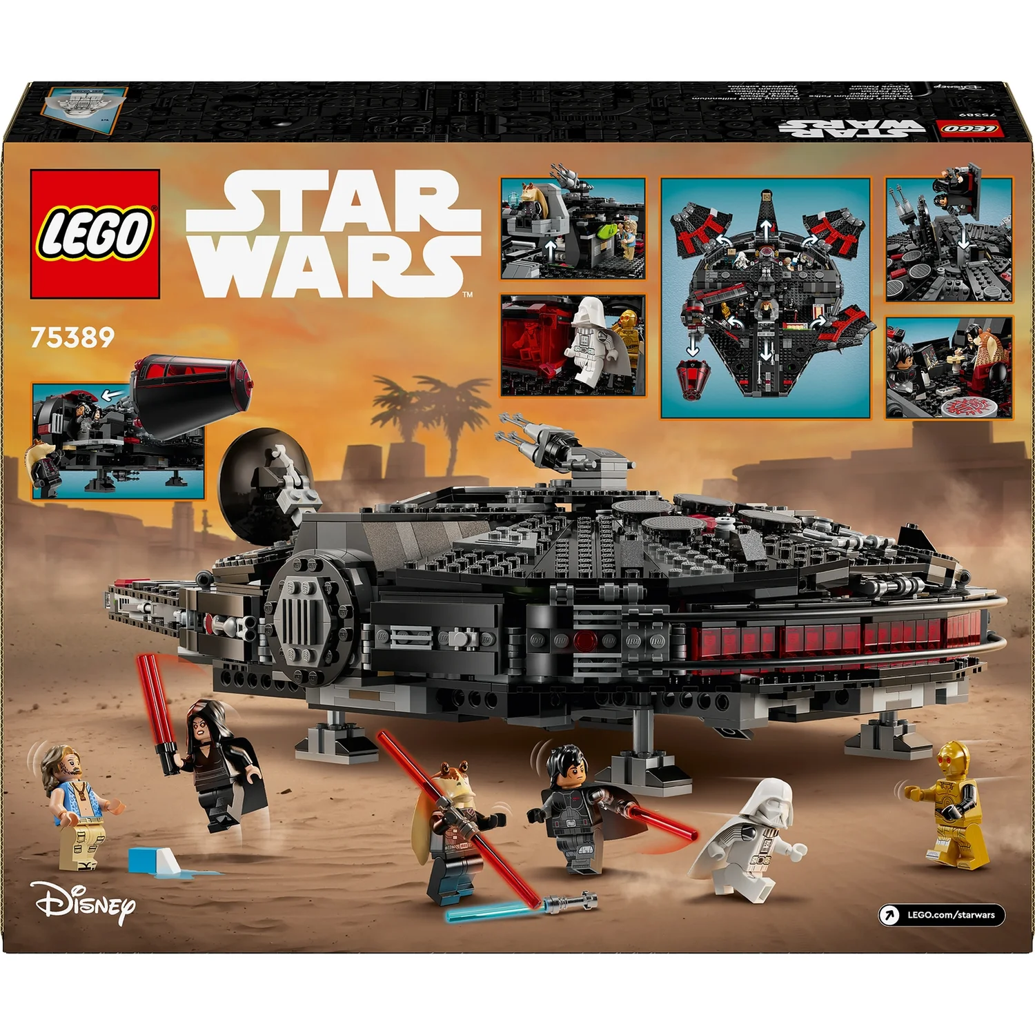 LEGO Star Wars The Dark Falcon Building Toy for Kids 75389