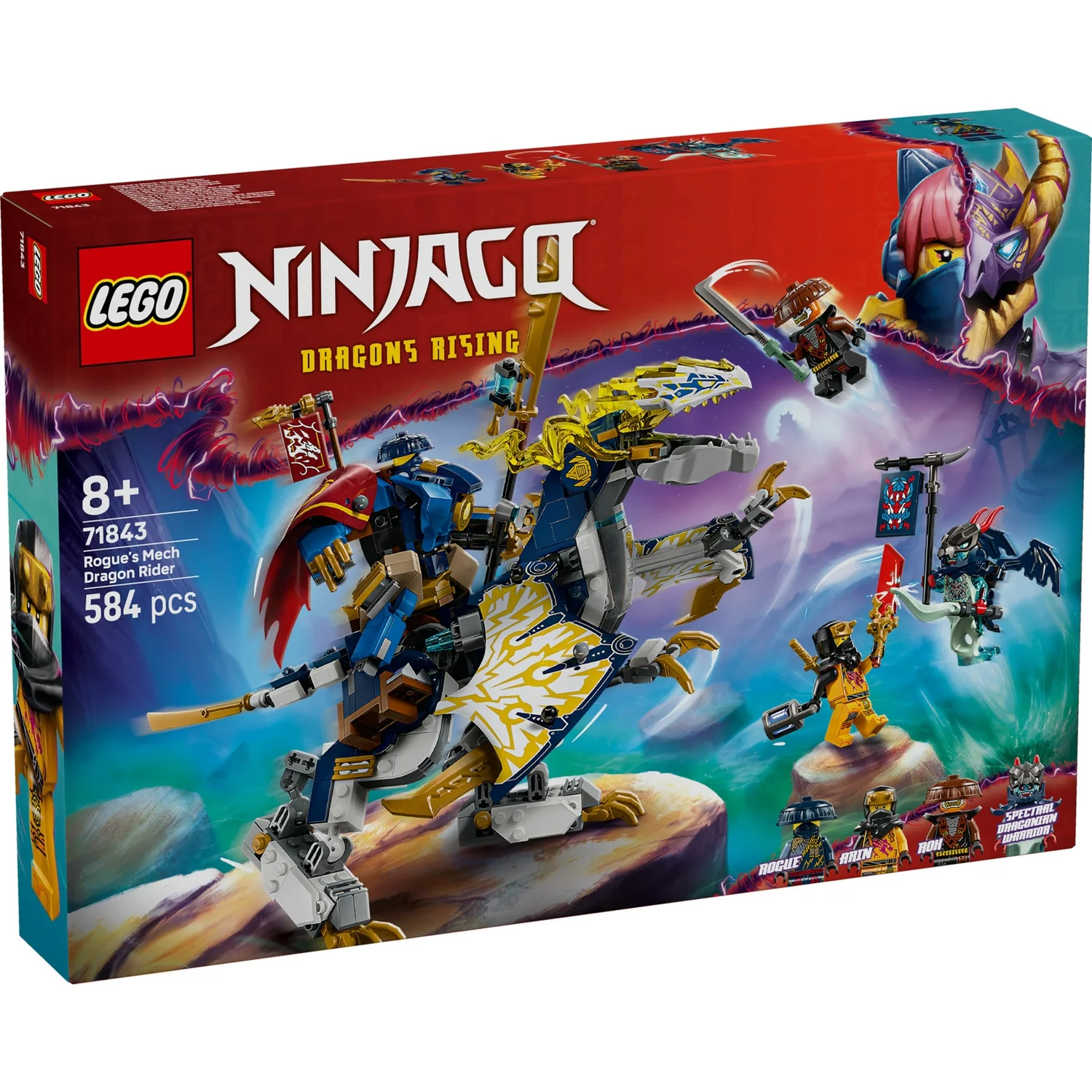 LEGO® NINJAGO® Rogue’s Mech Dragon Rider Ninja Toy 71843