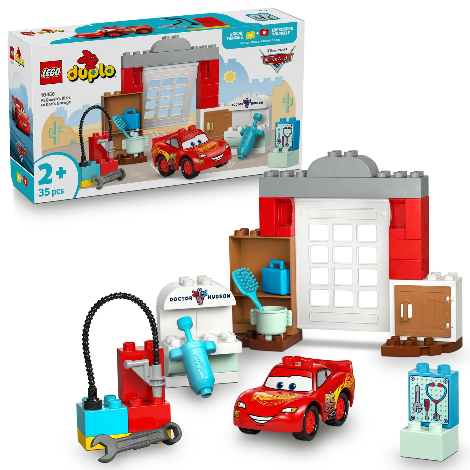 LEGO DUPLO¦Disney and Pixar Cars McQueen's Visit to Doc's Garage 10456
