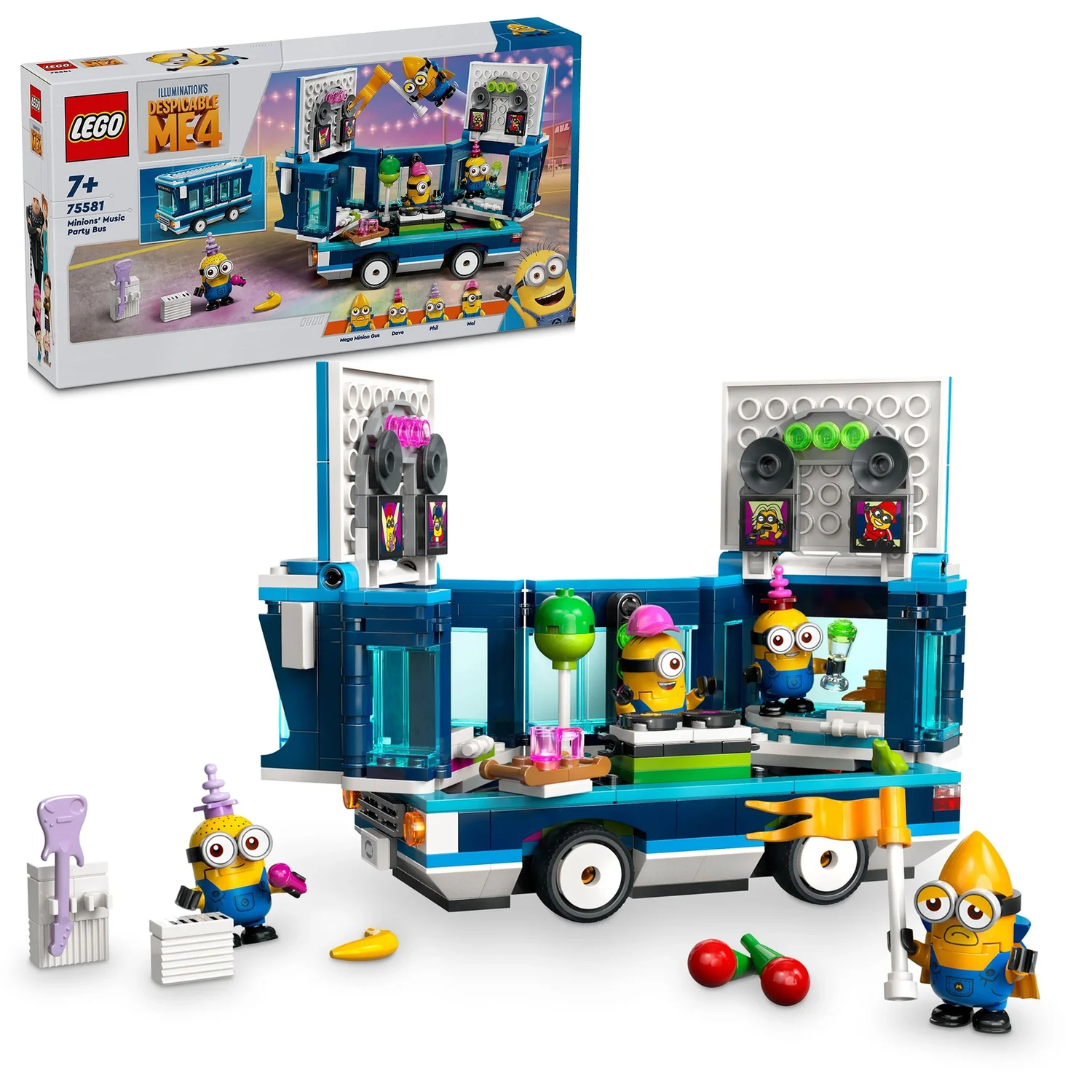 LEGO Despicable Me Minions’ Music Party Bus Toy Set 75581