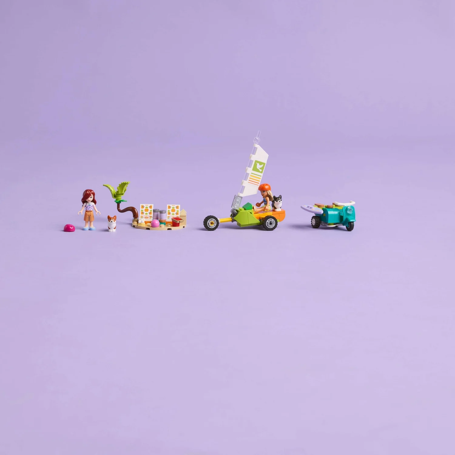 LEGO Friends Surfing Dogs and Scooter Adventure Set 42641