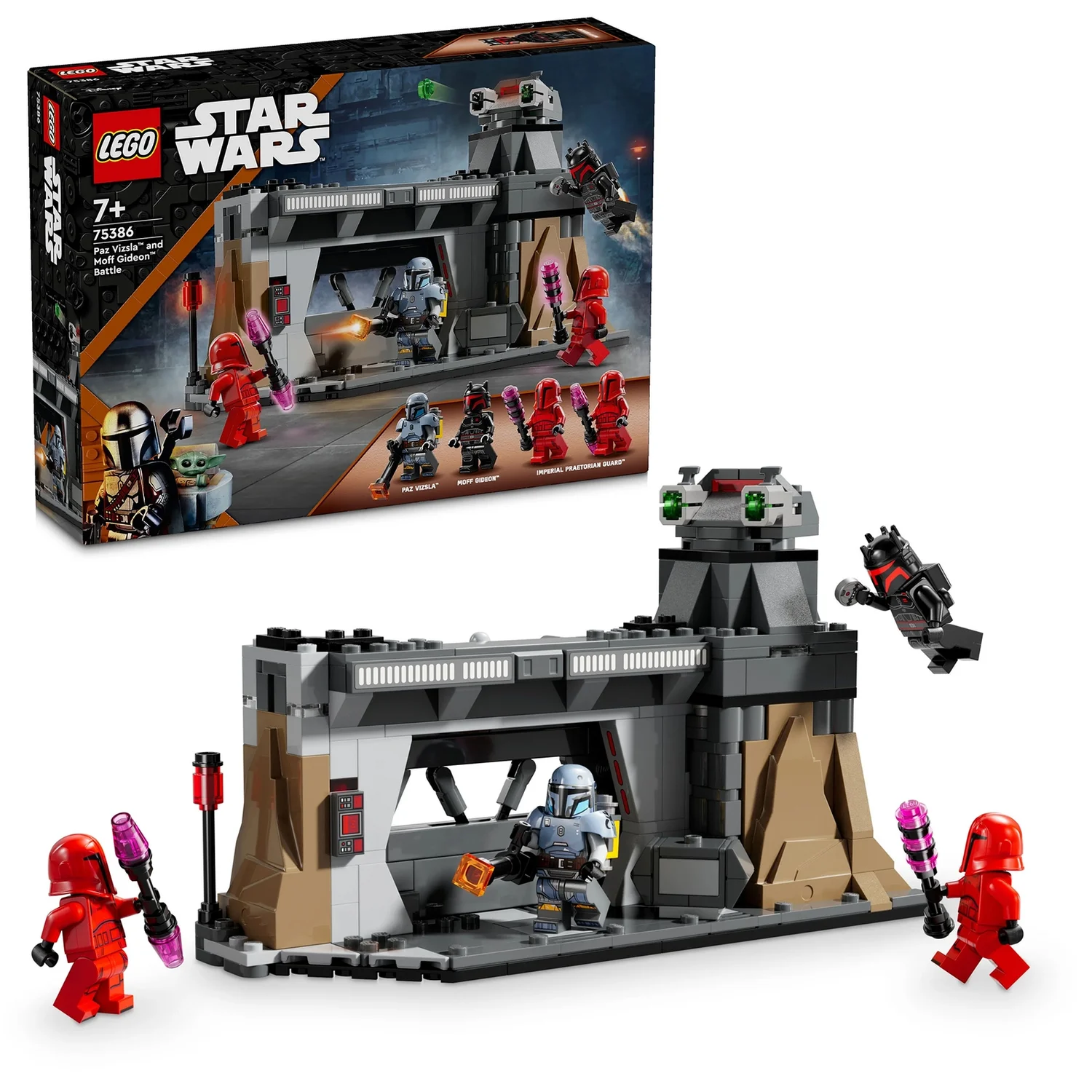 LEGO Star Wars Paz Vizsla and Moff Gideon Battle Set 75386