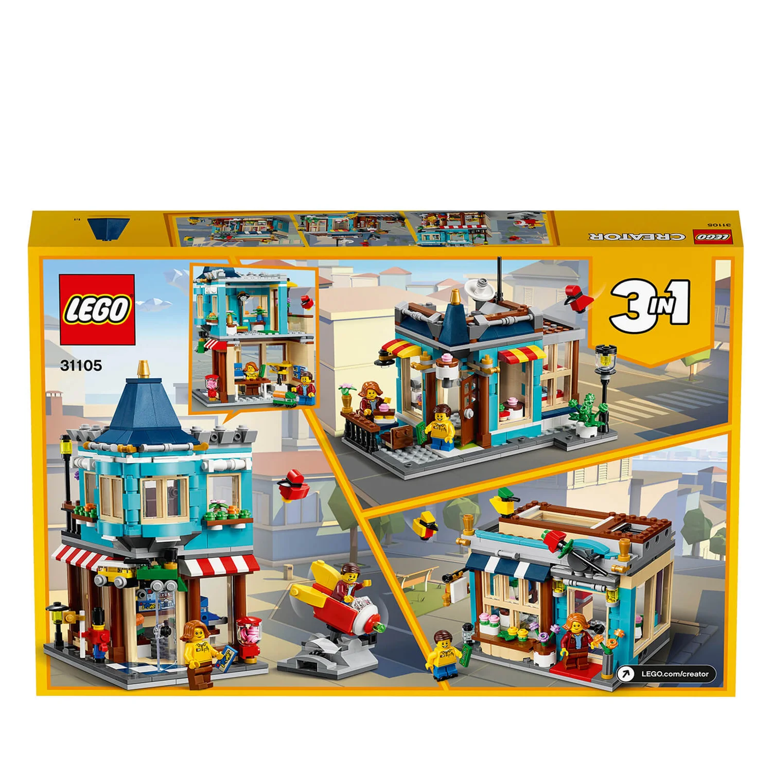 LEGO Creator: 3in1 Townhouse Toy Store Construction Set (31105)
